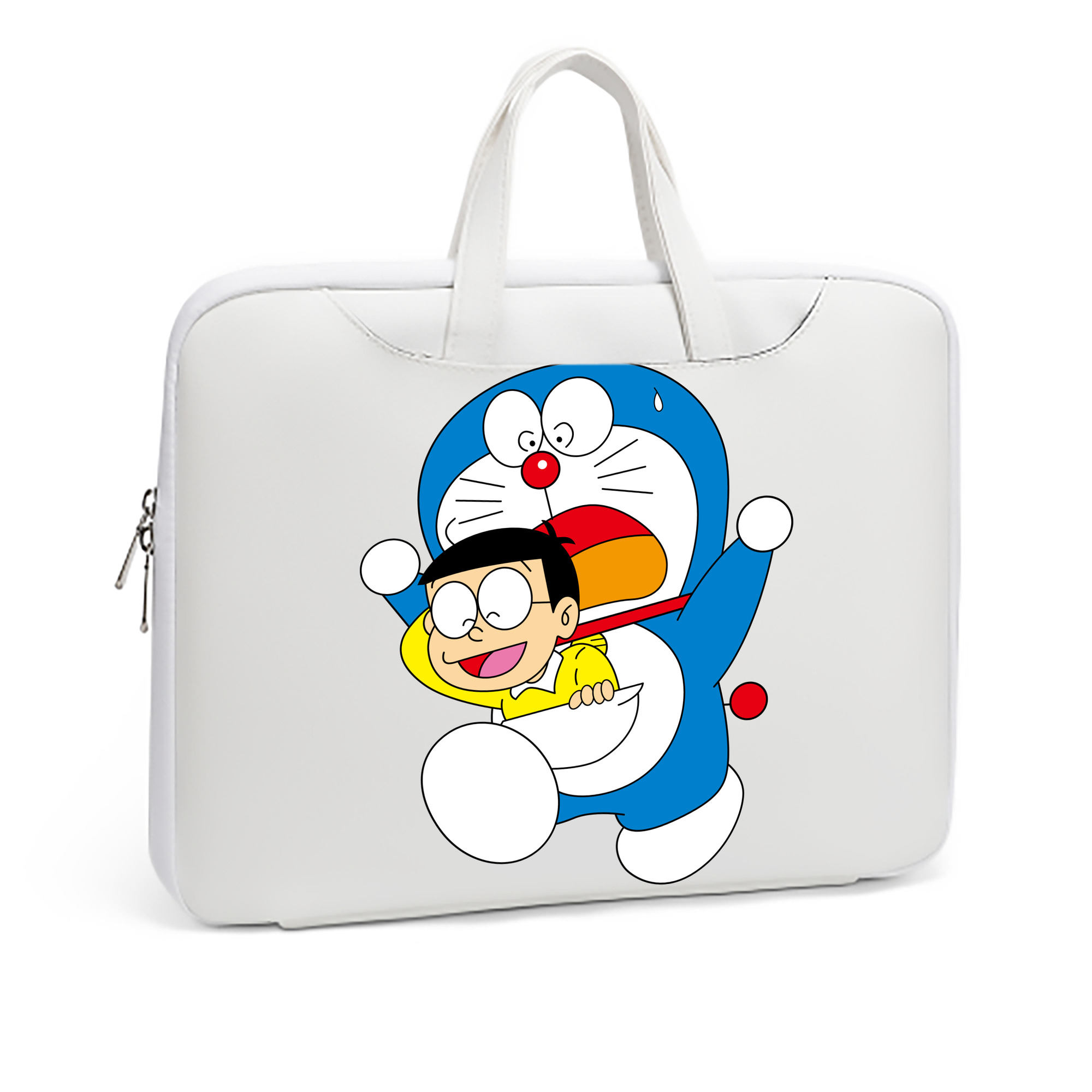 （画像用） ドラえもん Doraemon レザーラップトップバッグ　ノートパソコンケース