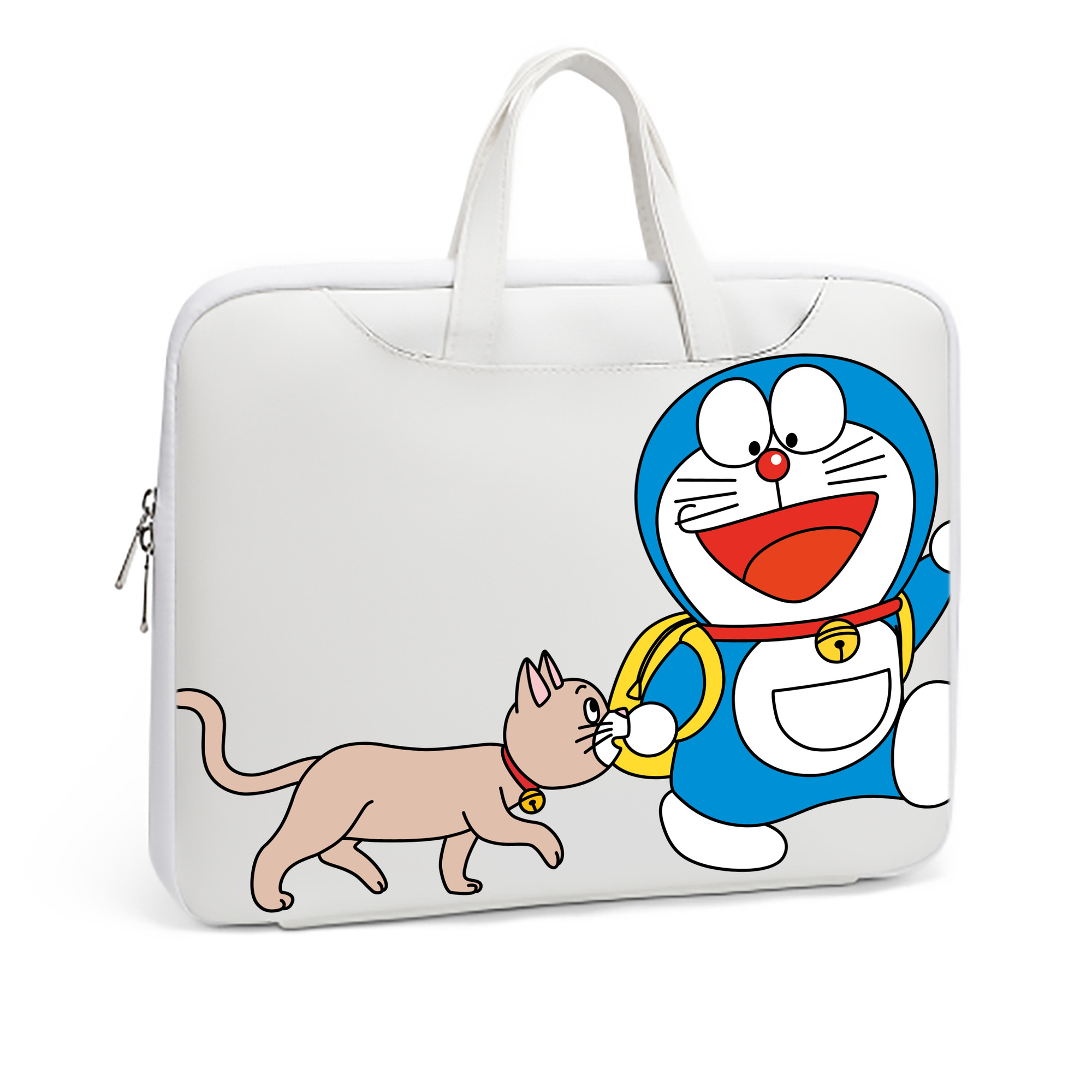 （画像用） ドラえもん Doraemon レザーラップトップバッグ　ノートパソコンケース