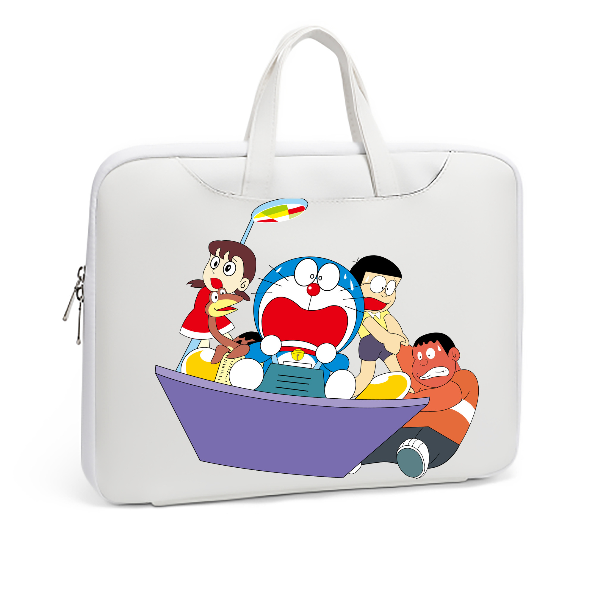 （画像用） ドラえもん Doraemon レザーラップトップバッグ　ノートパソコンケース