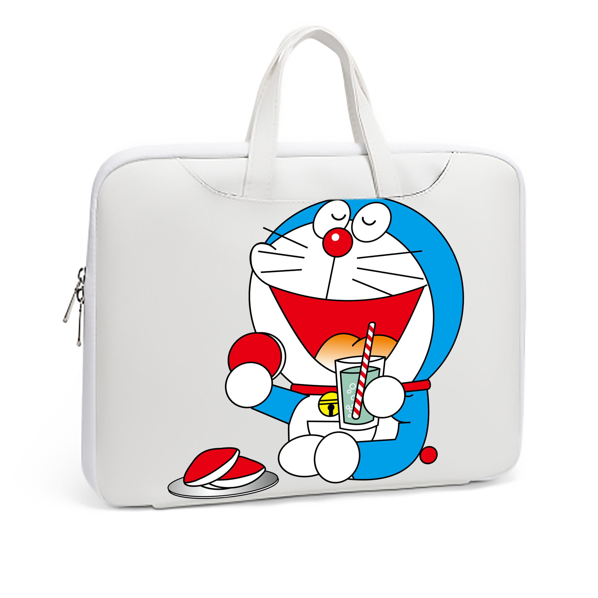 （画像用） ドラえもん Doraemon レザーラップトップバッグ　ノートパソコンケース