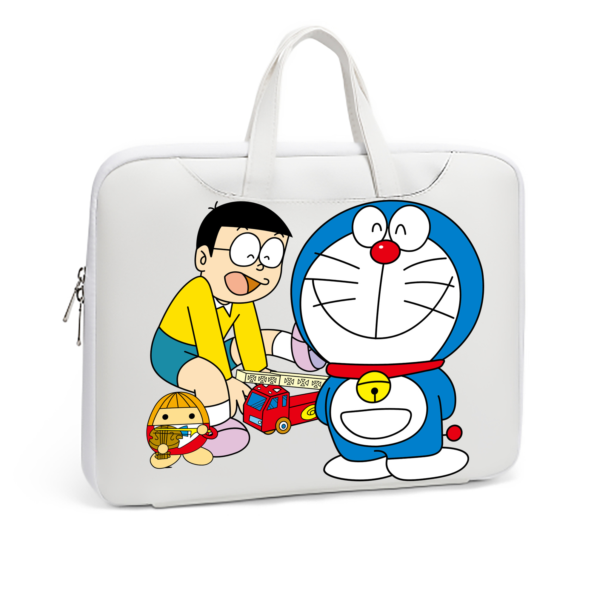 （画像用） ドラえもん Doraemon レザーラップトップバッグ　ノートパソコンケース