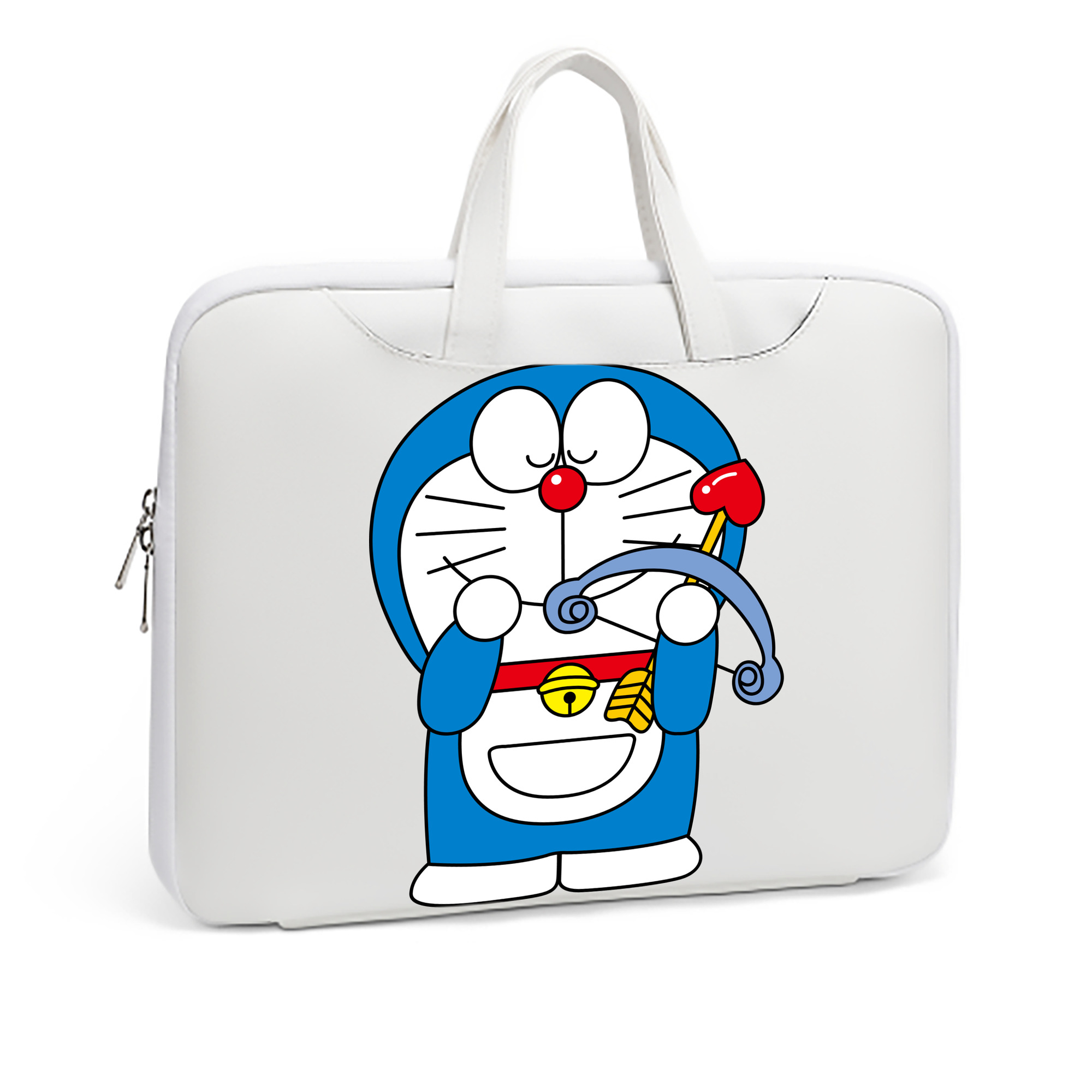 （画像用） ドラえもん Doraemon レザーラップトップバッグ　ノートパソコンケース