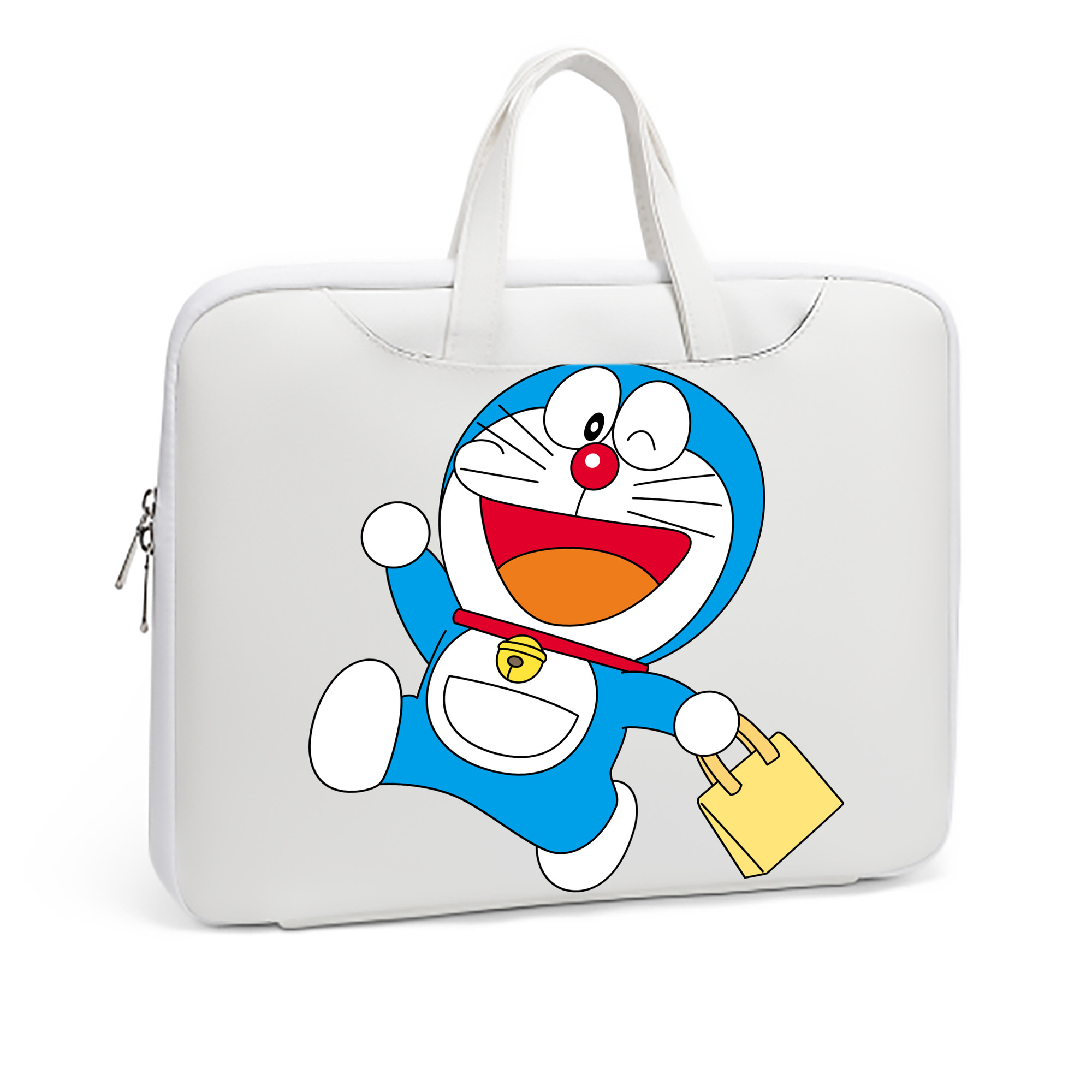 （画像用） ドラえもん Doraemon レザーラップトップバッグ　ノートパソコンケース