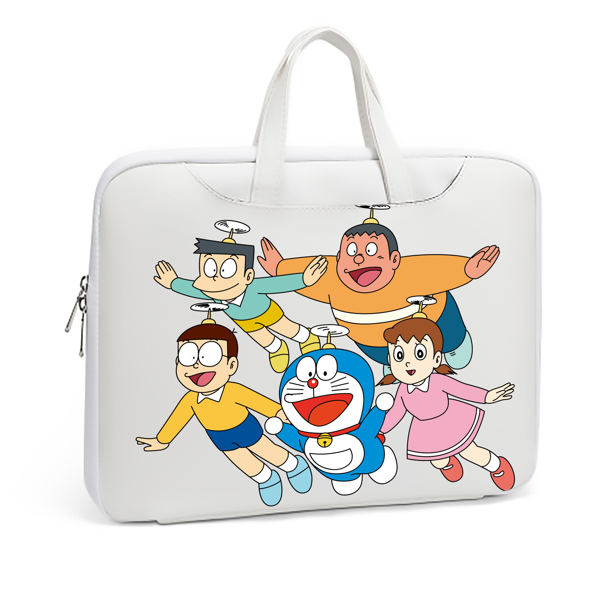 （画像用） ドラえもん 骨川 スネ夫 Doraemon Honekawa Suneo レザーラップトップバッグ　ノートパソコンケース