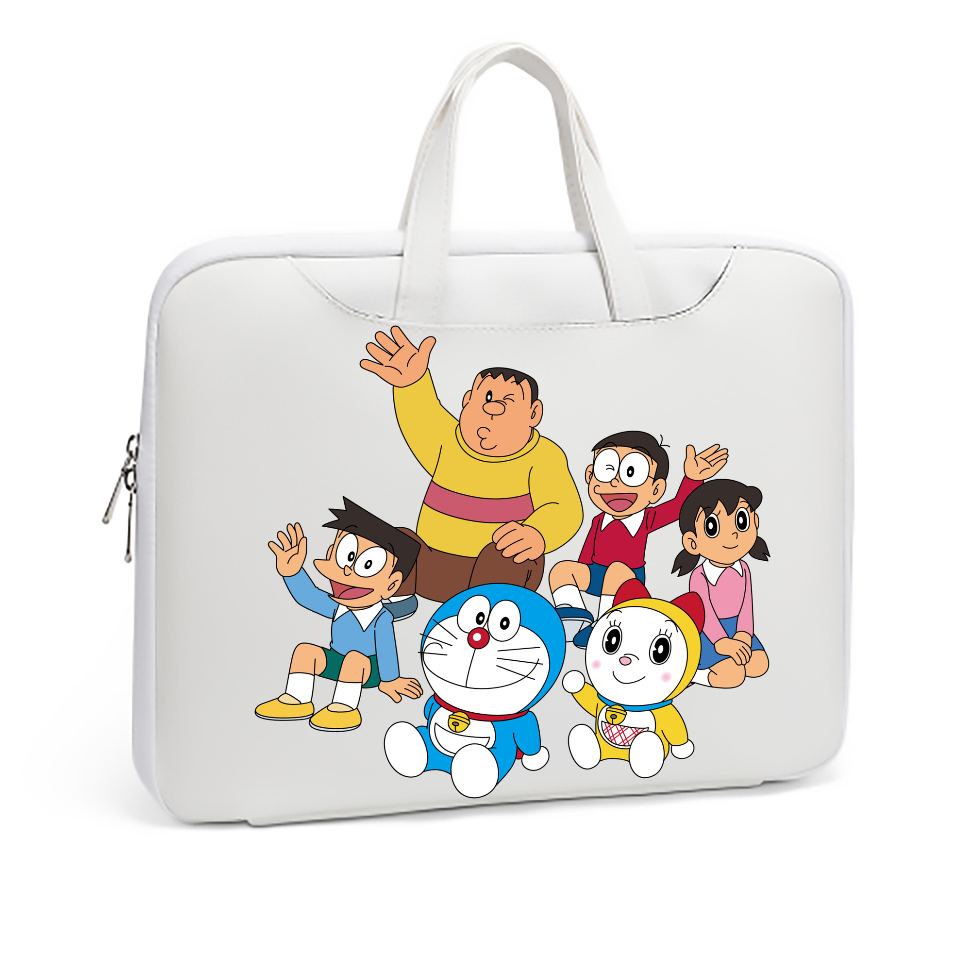 （画像用） ドラえもん 骨川 スネ夫 Doraemon Honekawa Suneo レザーラップトップバッグ　ノートパソコンケース