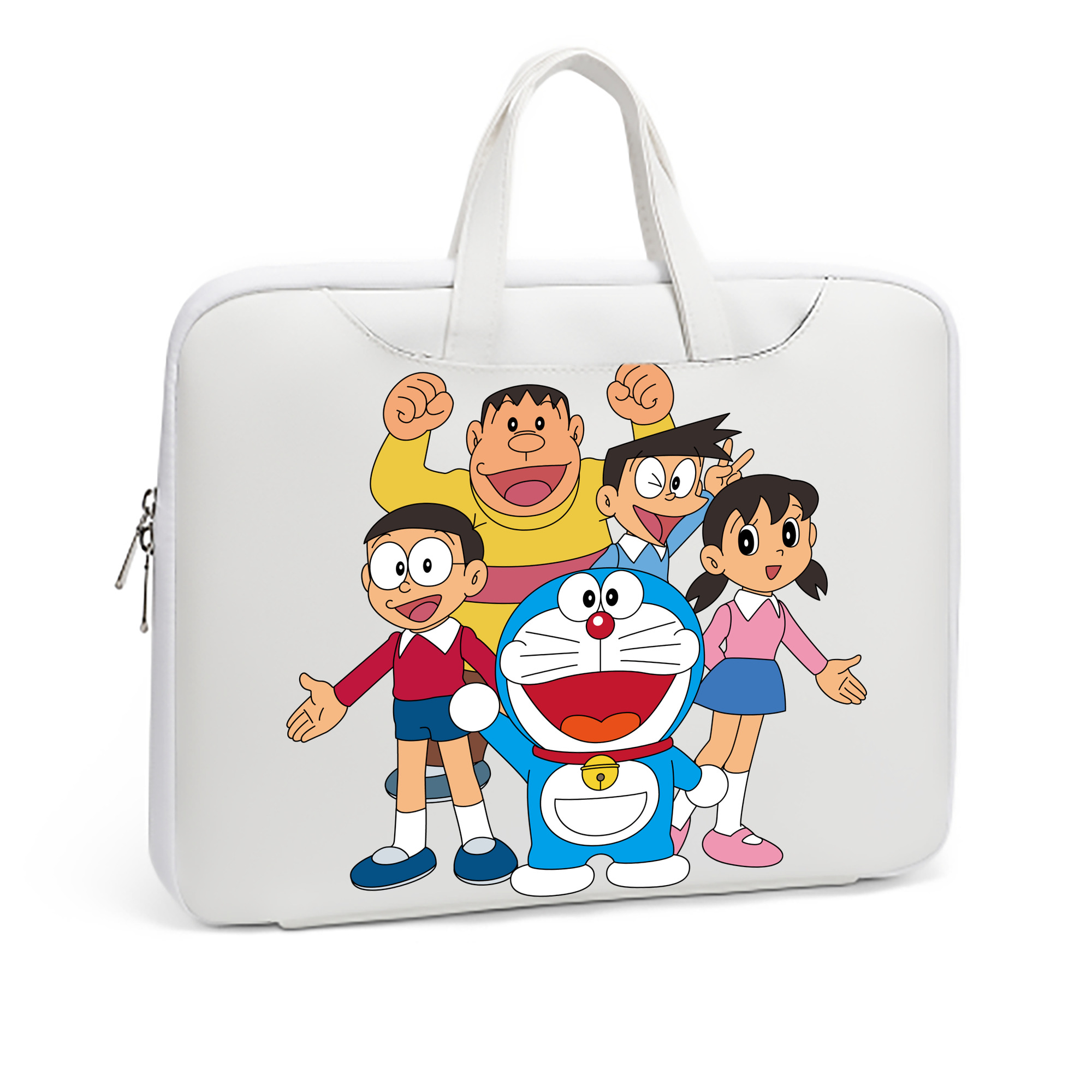 （画像用） ドラえもん 骨川 スネ夫 Doraemon Honekawa Suneo レザーラップトップバッグ　ノートパソコンケース