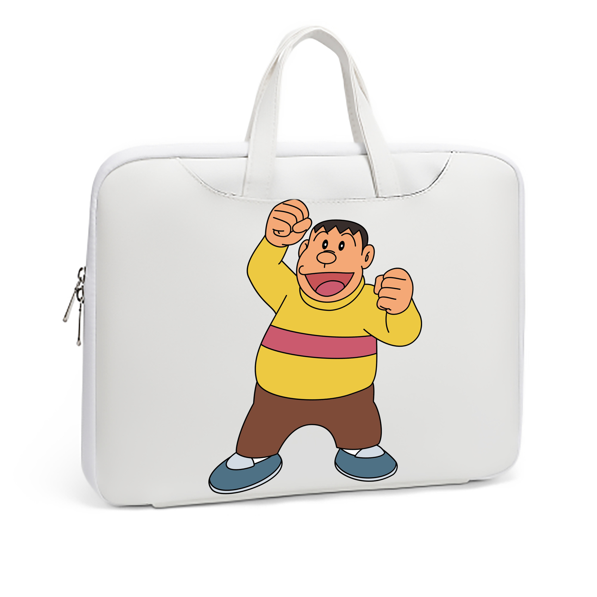 （画像用） ドラえもん 剛田武 Doraemon Gouta Takeshi レザーラップトップバッグ　ノートパソコンケース