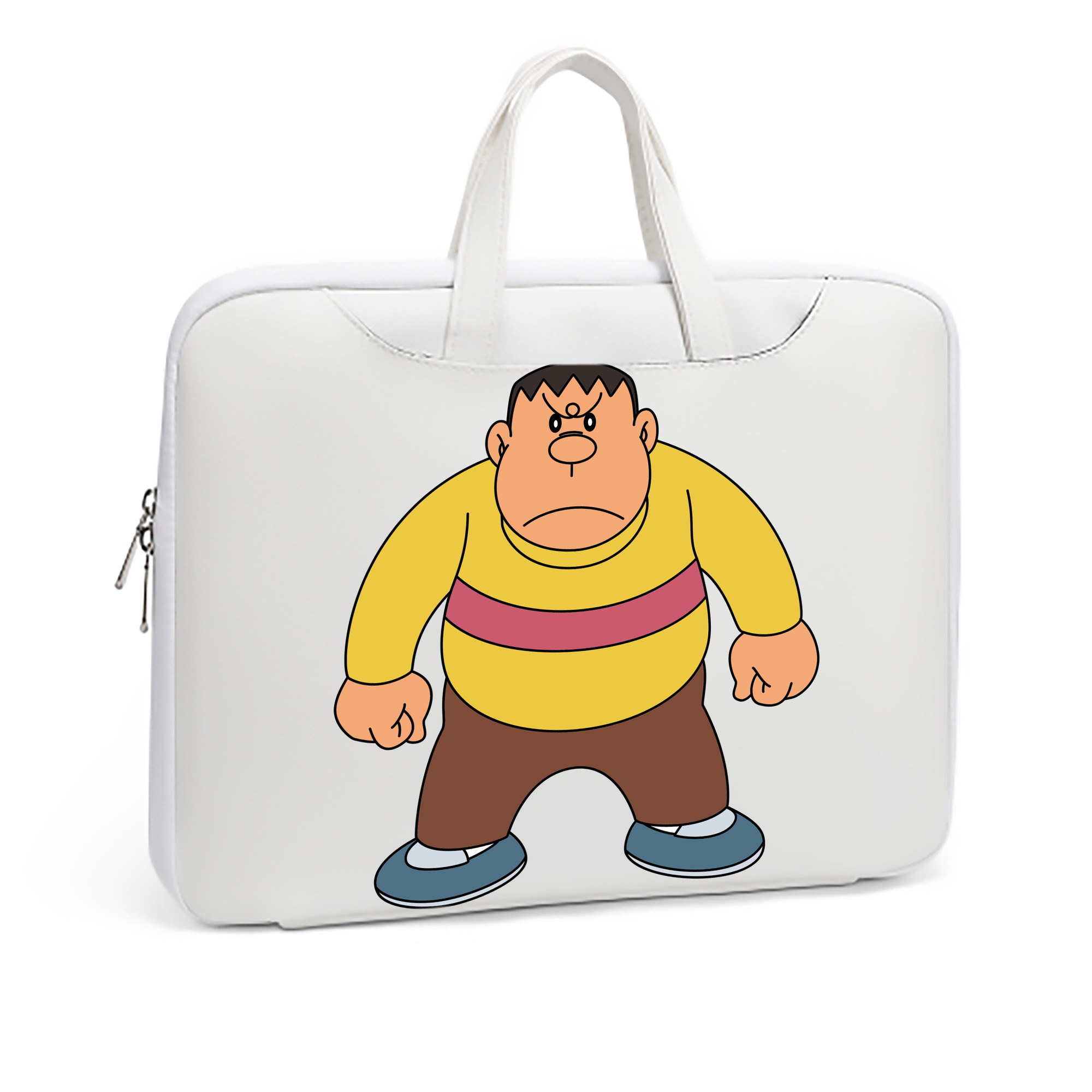 （画像用） ドラえもん 剛田武 Doraemon Gouta Takeshi レザーラップトップバッグ　ノートパソコンケース