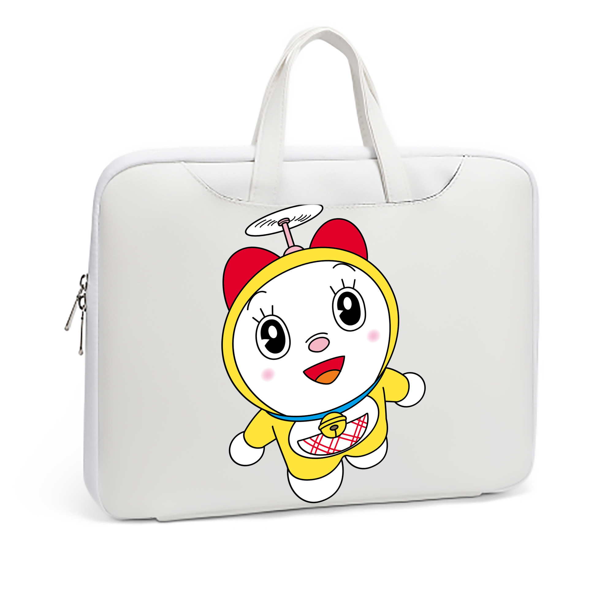 （画像用） ドラえもん ドラミ Doraemon Dorami レザーラップトップバッグ　ノートパソコンケース