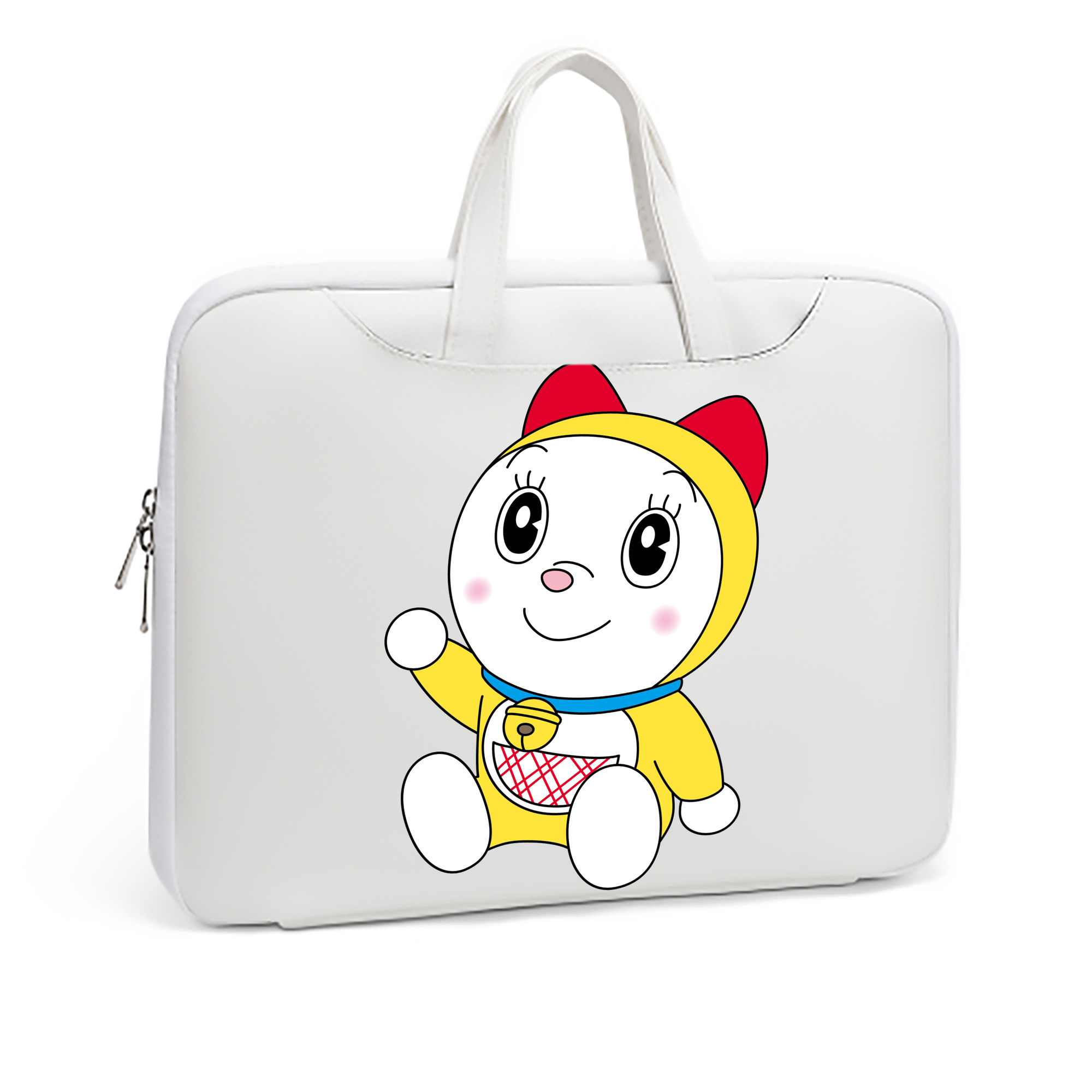 （画像用） ドラえもん ドラミ Doraemon Dorami レザーラップトップバッグ　ノートパソコンケース