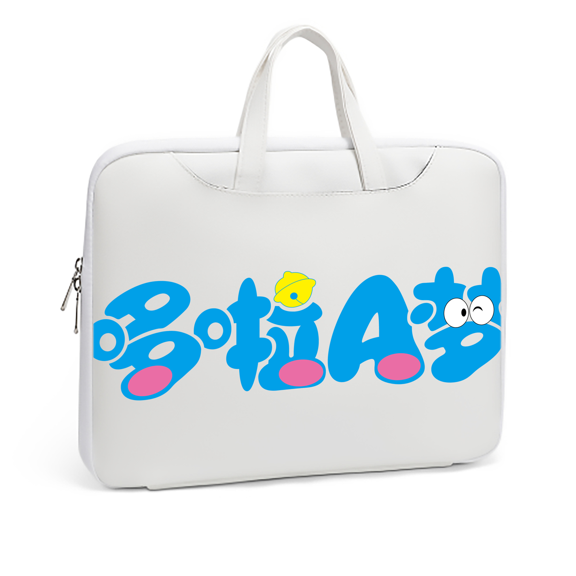 （画像用） ドラえもん Doraemon レザーラップトップバッグ　ノートパソコンケース