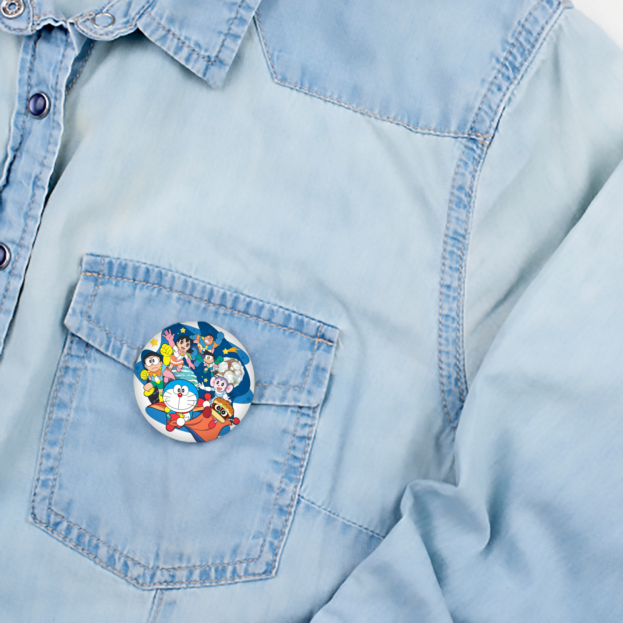 ドラえもん Doraemon 6cm 缶バッジ 複数セット