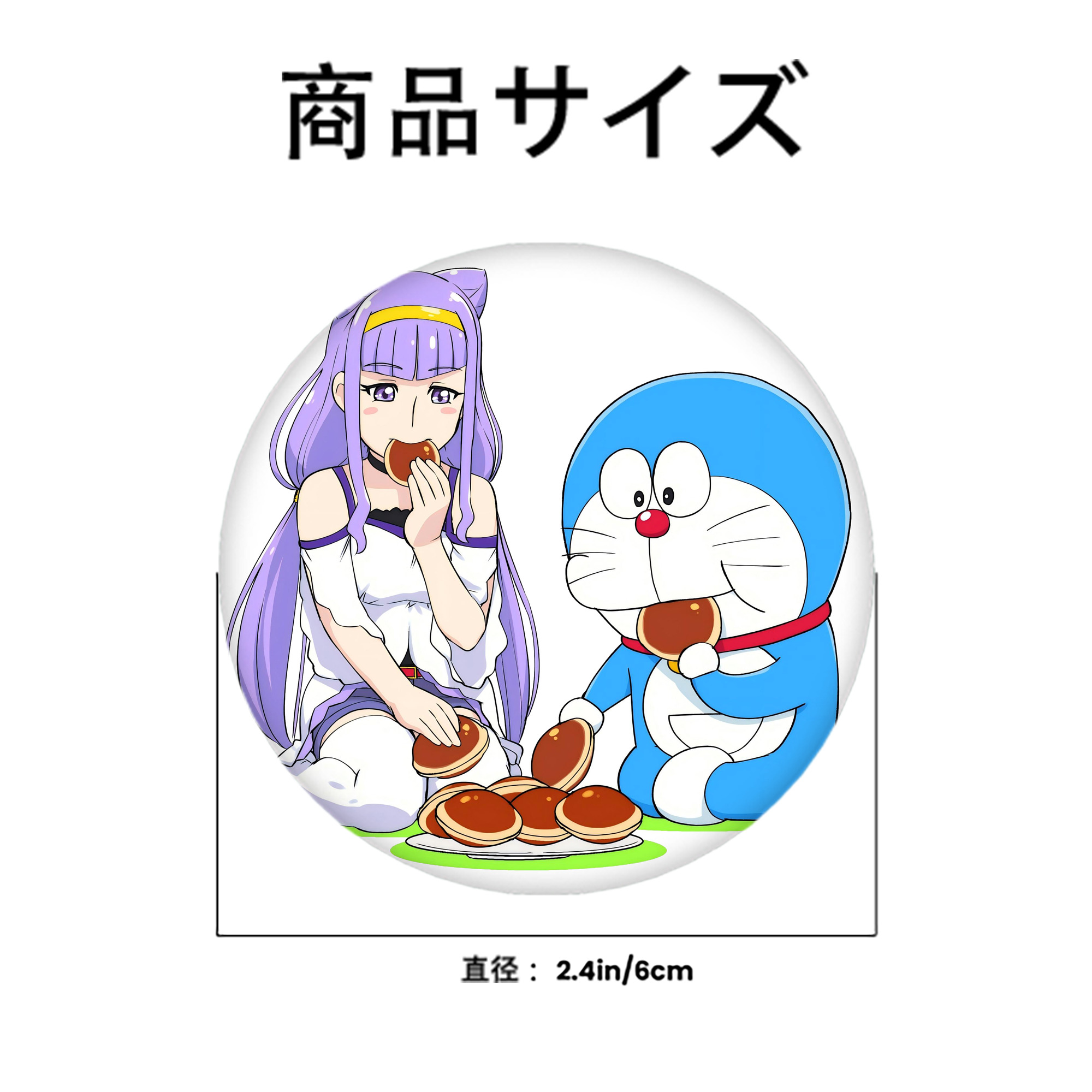 ドラえもん Doraemon 6cm 缶バッジ 複数セット