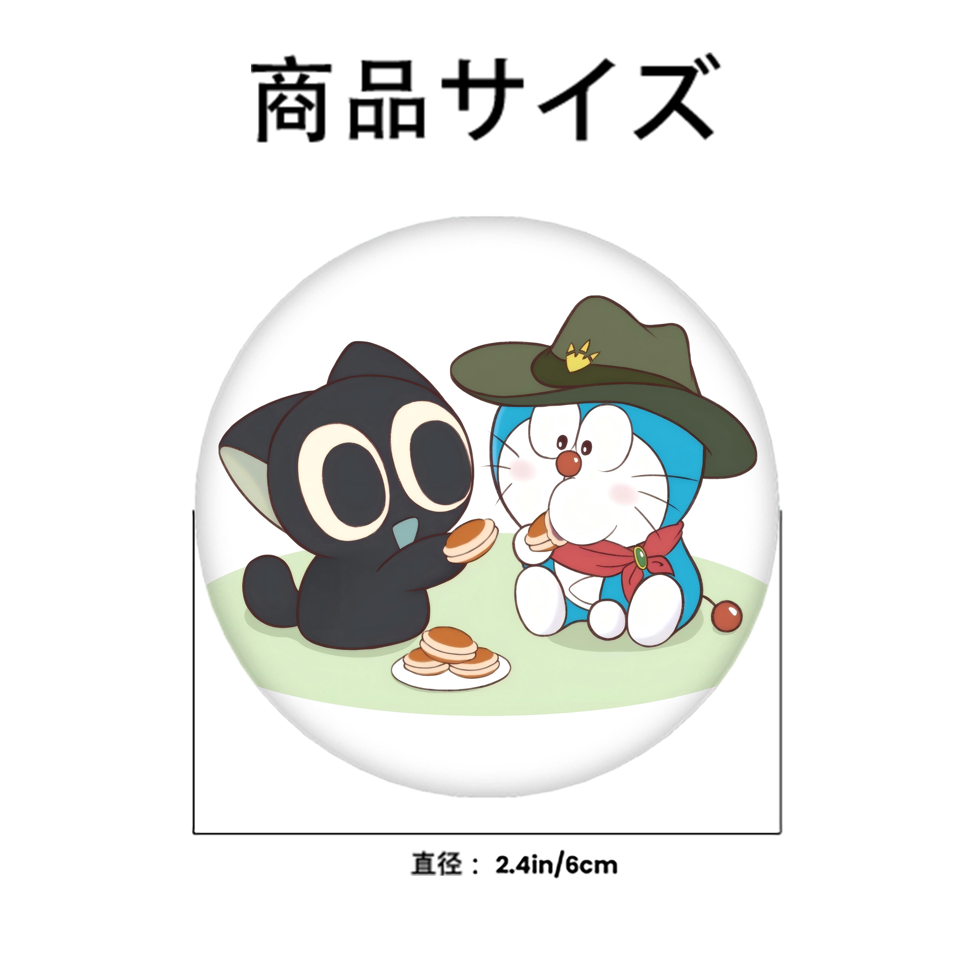 ドラえもん Doraemon 6cm 缶バッジ 複数セット