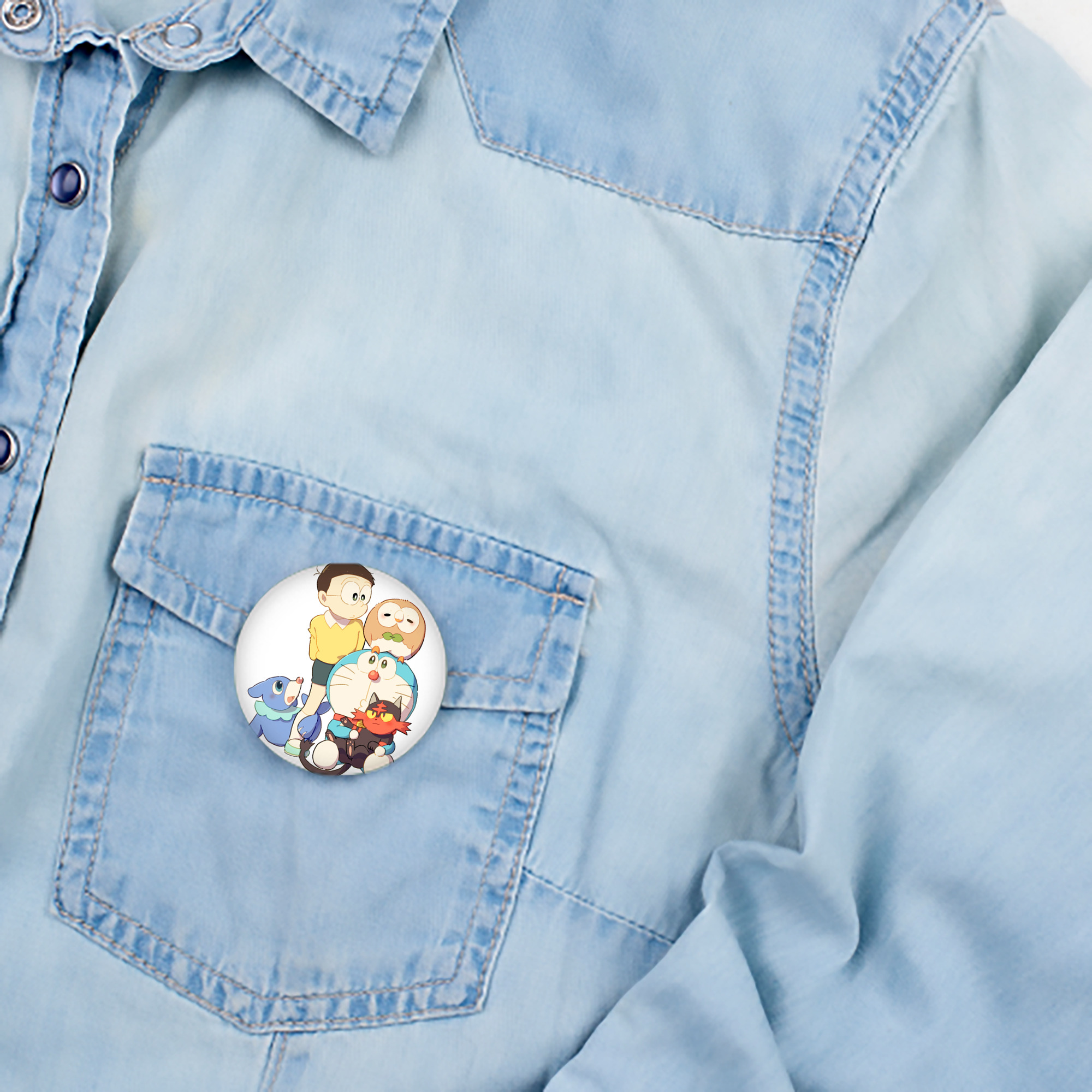 ドラえもん Doraemon 6cm 缶バッジ 複数セット