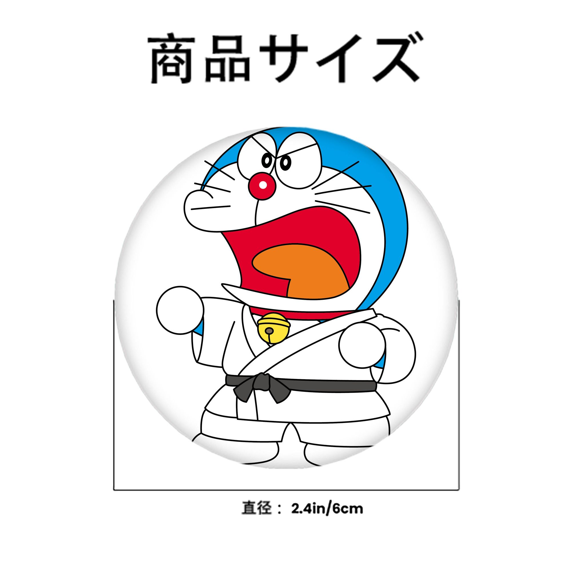 ドラえもん Doraemon 6cm 缶バッジ 複数セット