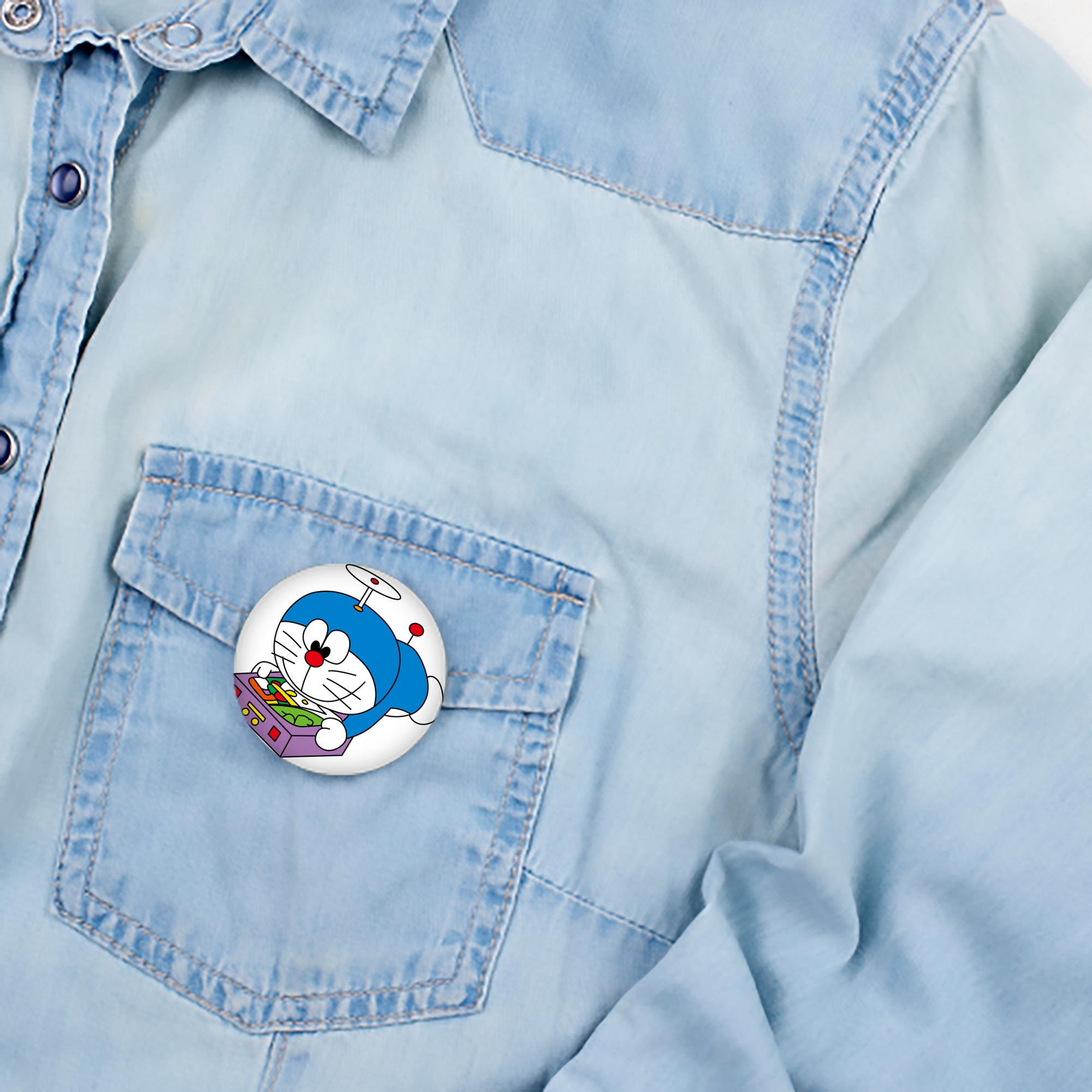 ドラえもん Doraemon 6cm 缶バッジ 複数セット
