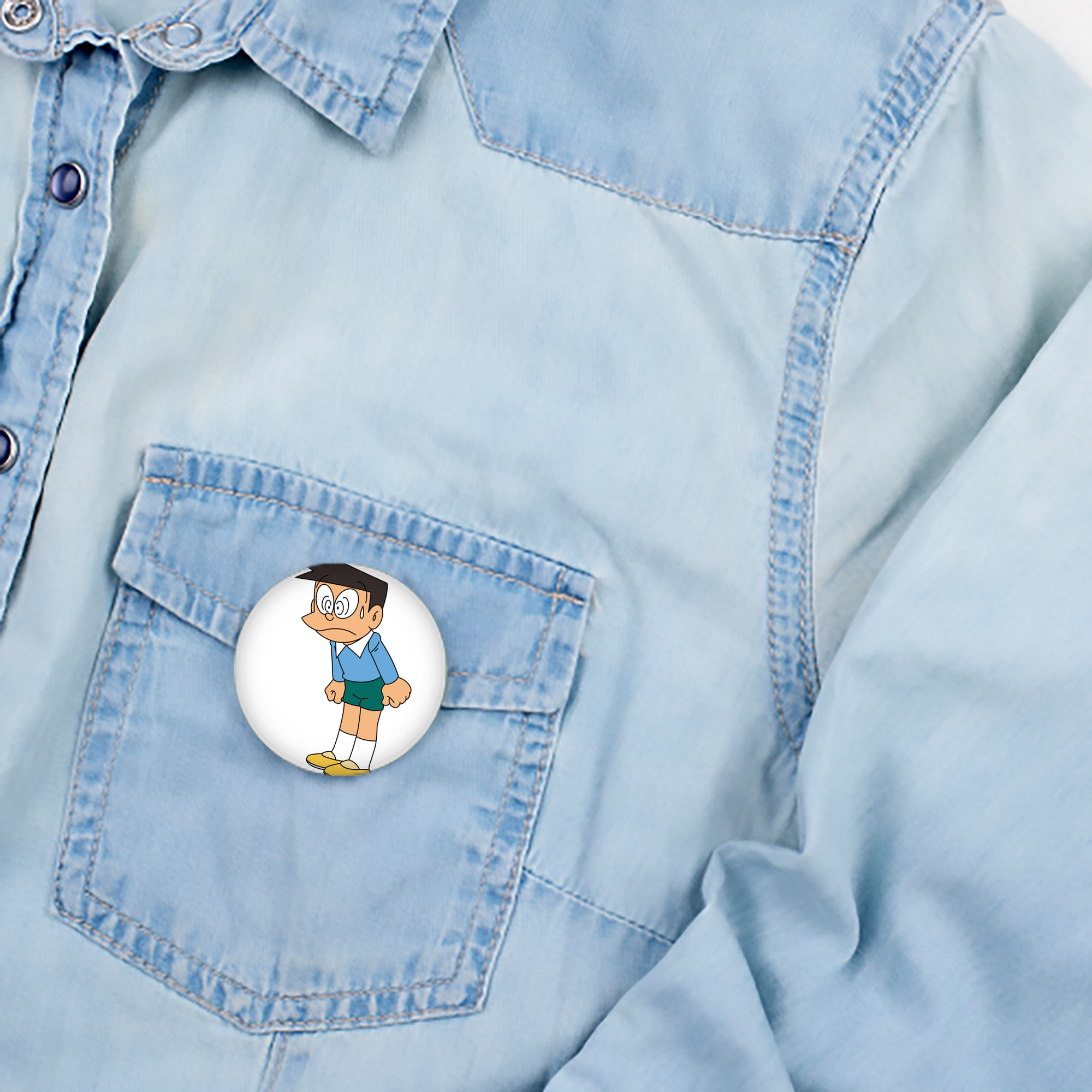 ドラえもん 骨川 スネ夫 Doraemon Honekawa Suneo 6cm 缶バッジ 複数セット