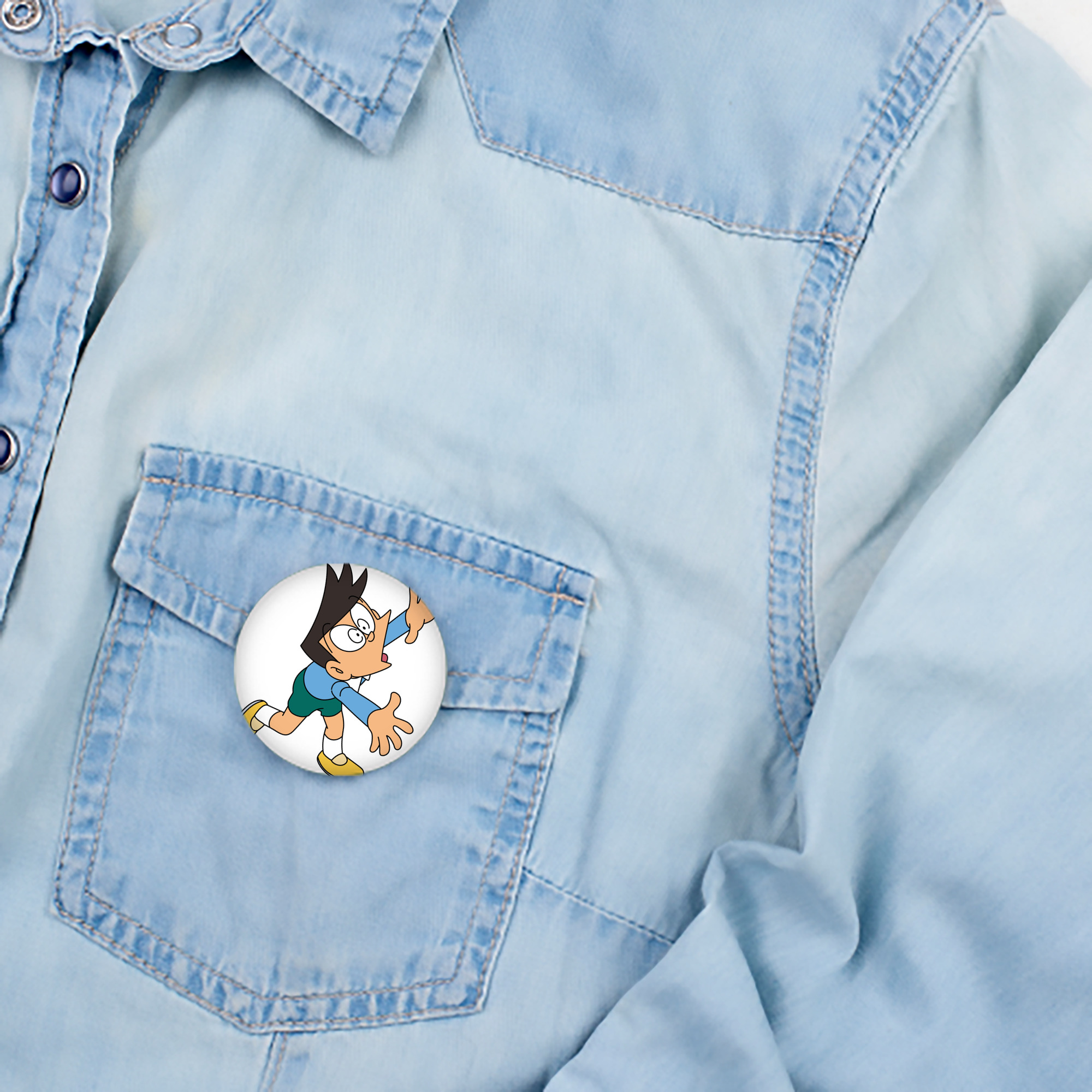 ドラえもん 骨川 スネ夫 Doraemon Honekawa Suneo 6cm 缶バッジ 複数セット