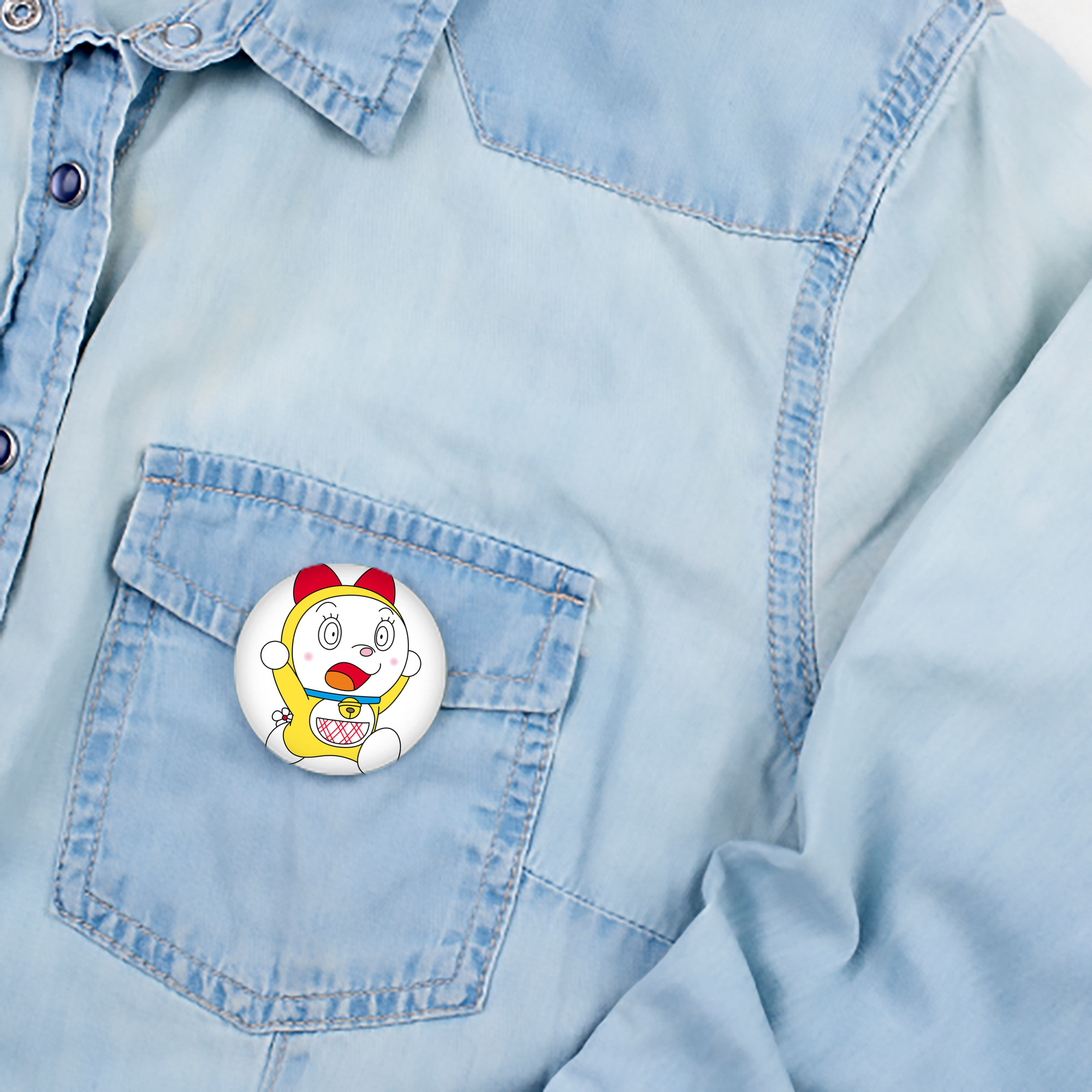ドラえもん ドラミ Doraemon Dorami 6cm 缶バッジ 複数セット