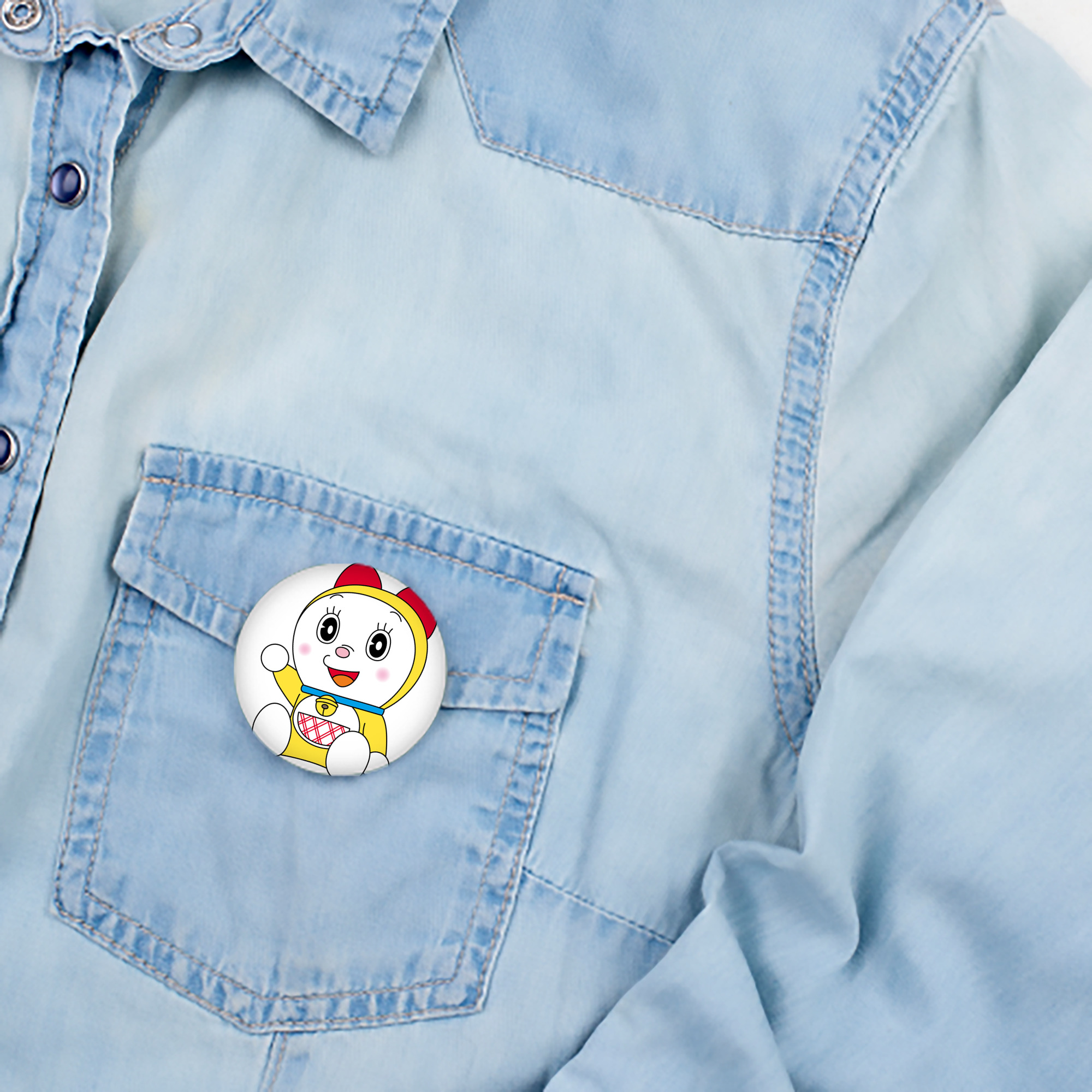 ドラえもん ドラミ Doraemon Dorami 6cm 缶バッジ 複数セット
