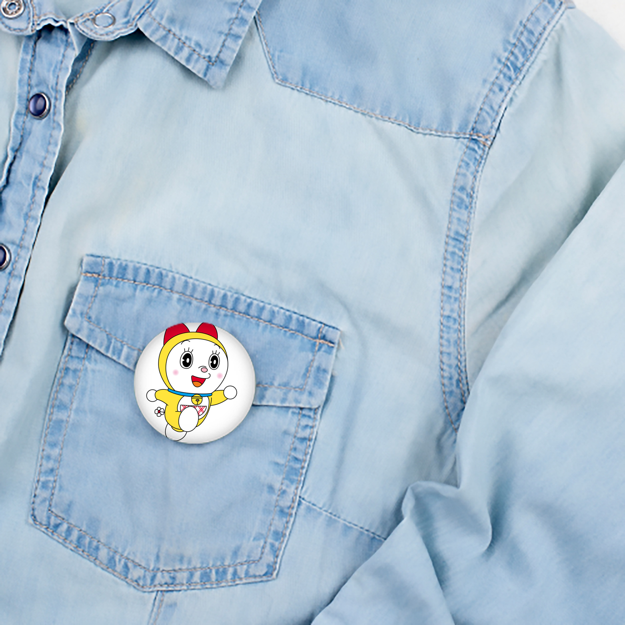 ドラえもん ドラミ Doraemon Dorami 6cm 缶バッジ 複数セット