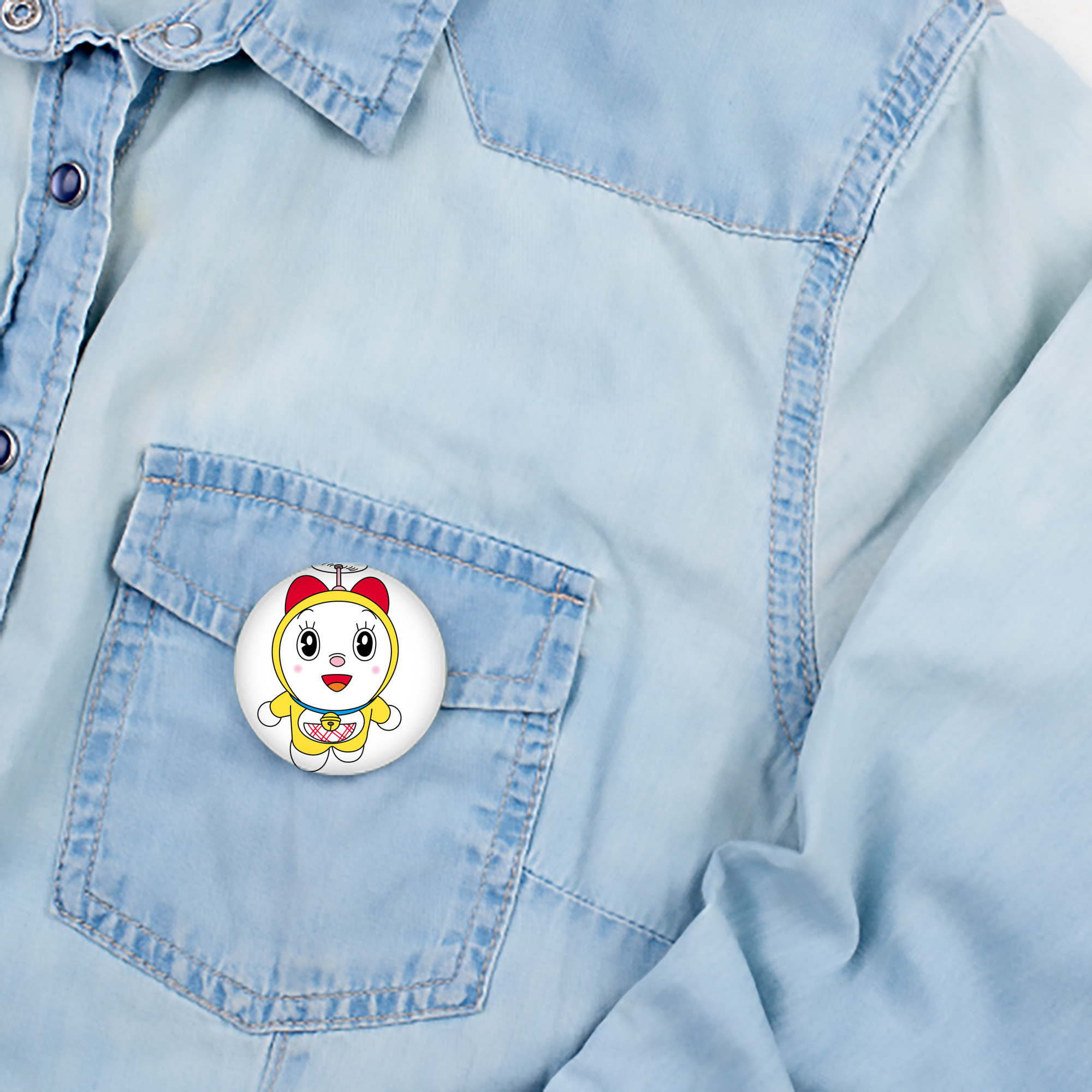 ドラえもん ドラミ Doraemon Dorami 6cm 缶バッジ 複数セット