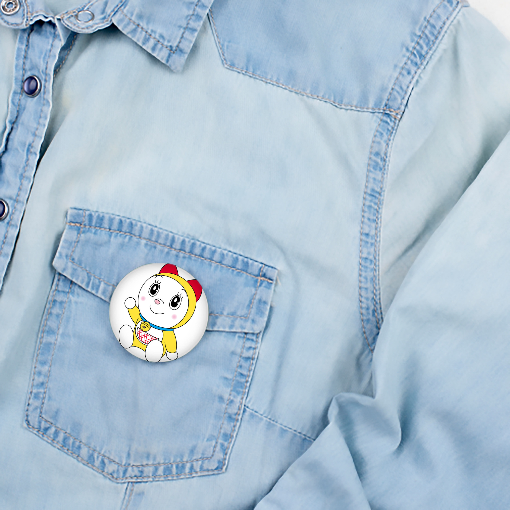 ドラえもん ドラミ Doraemon Dorami 6cm 缶バッジ 複数セット