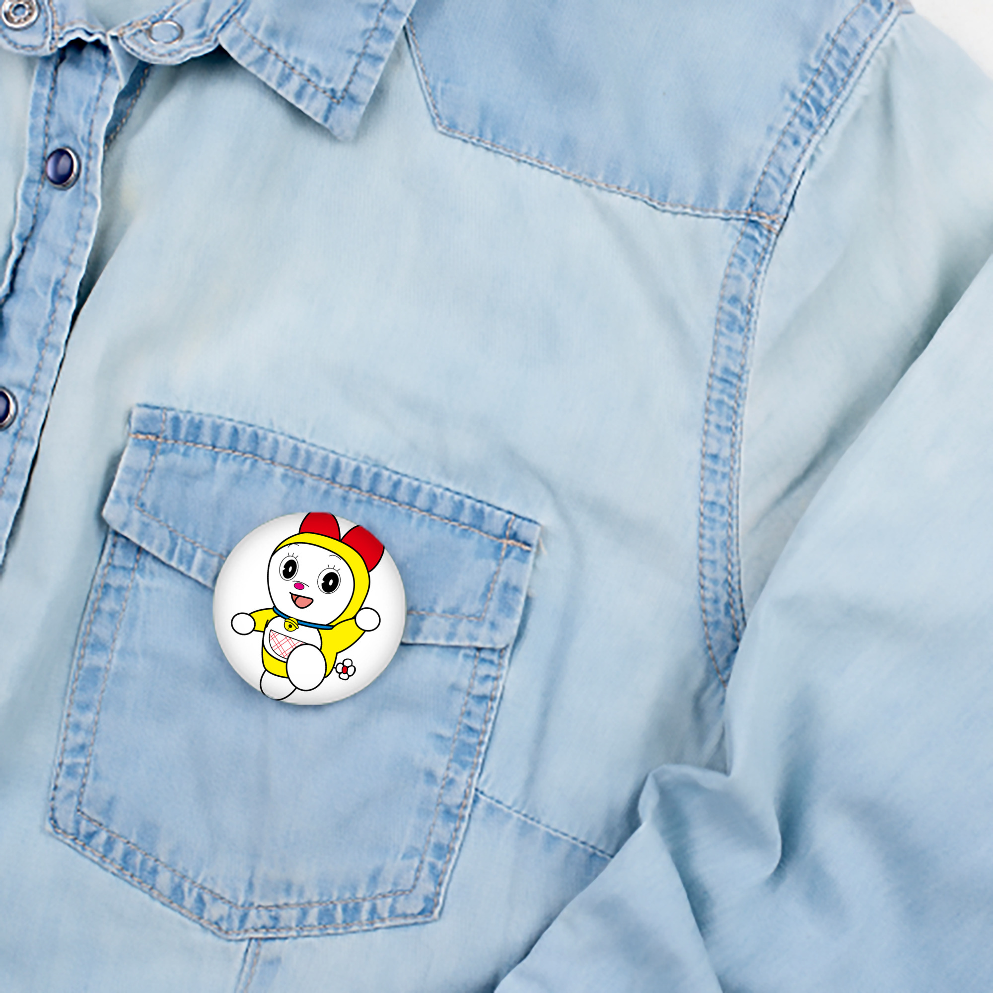 ドラえもん ドラミ Doraemon Dorami 6cm 缶バッジ 複数セット