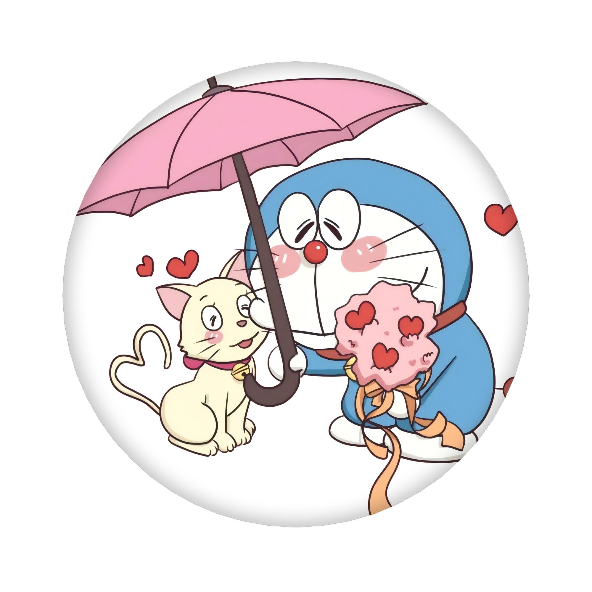 （画像用） ドラえもん Doraemon 6cm 缶バッジ 複数セット