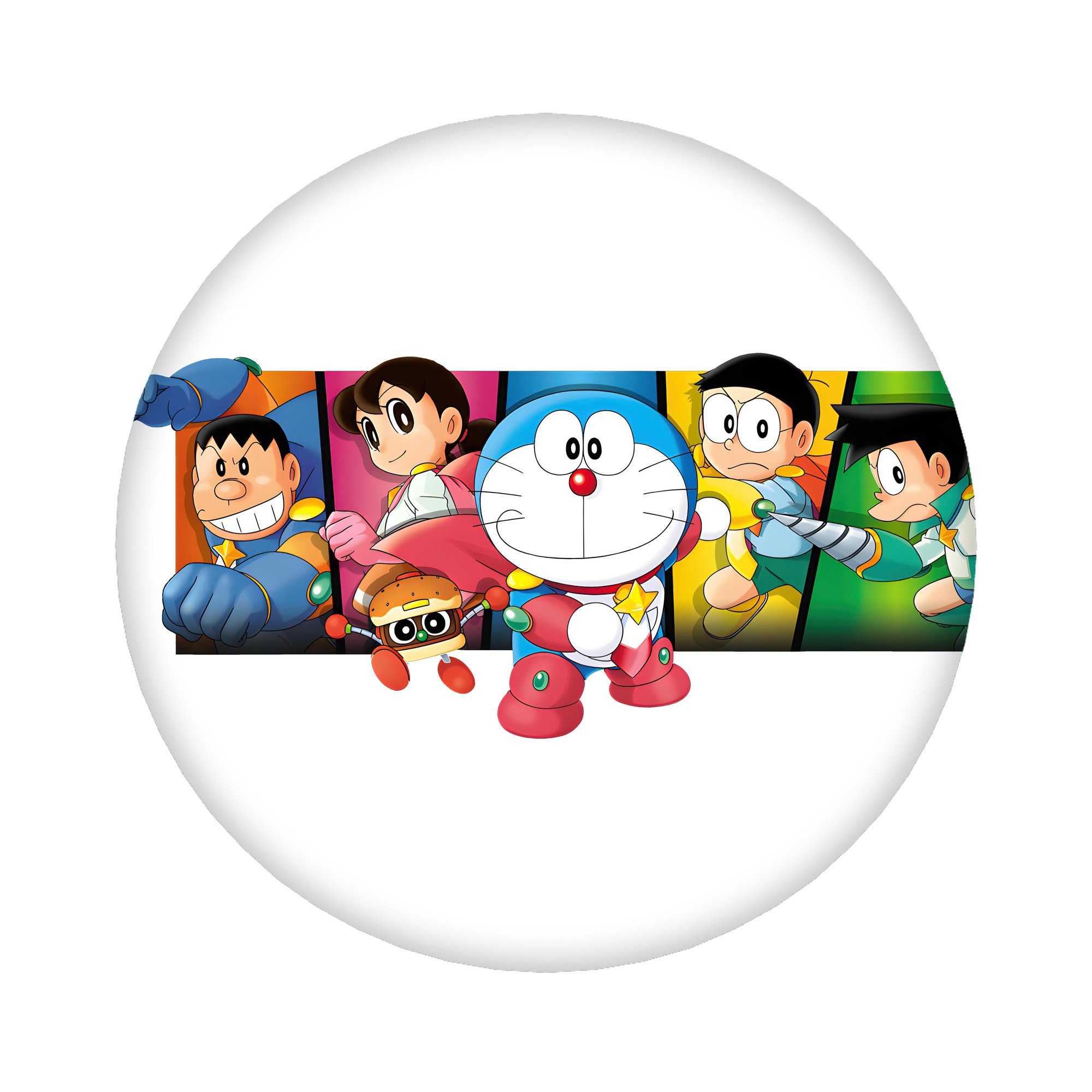 （画像用） ドラえもん Doraemon 6cm 缶バッジ 複数セット