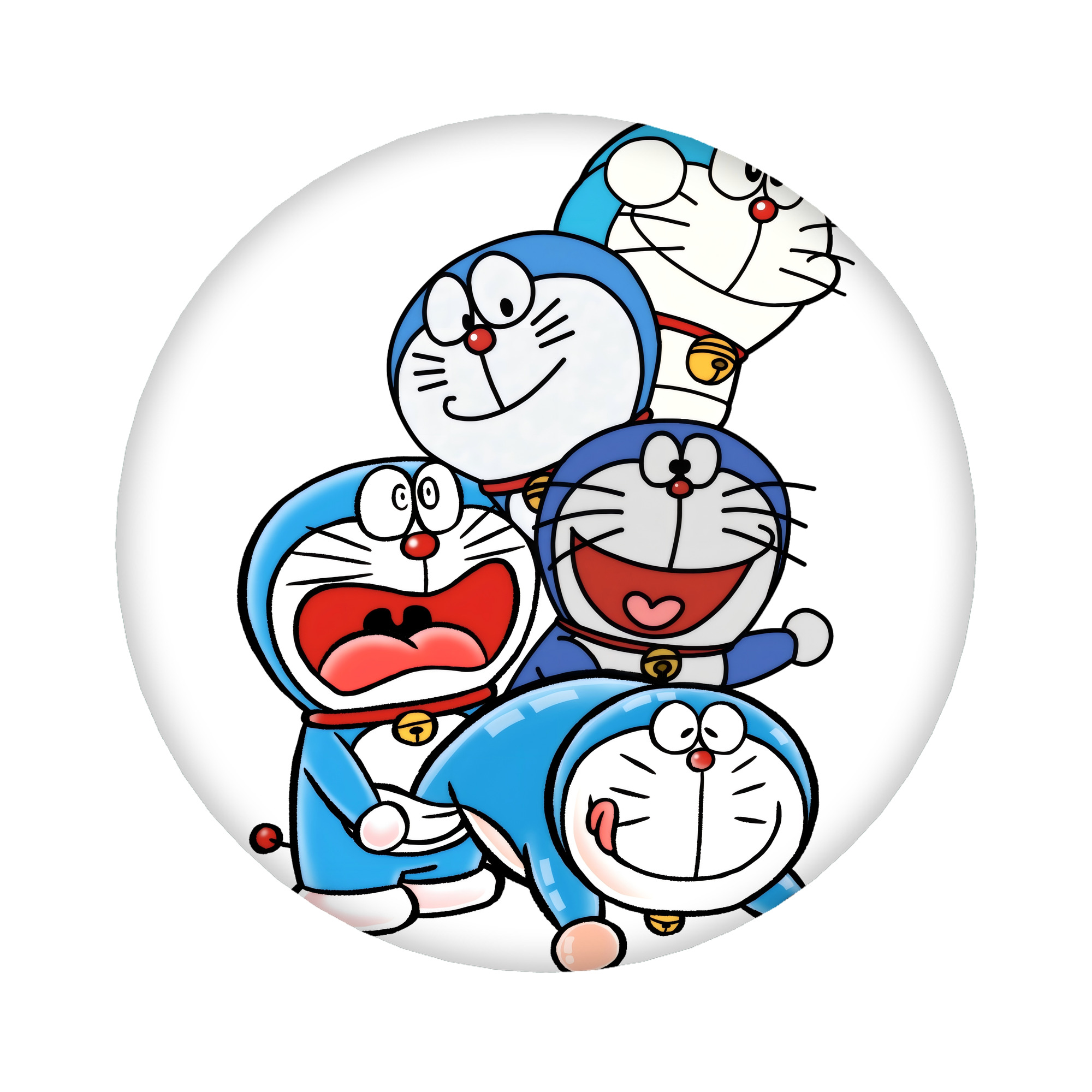 （画像用） ドラえもん Doraemon 6cm 缶バッジ 複数セット