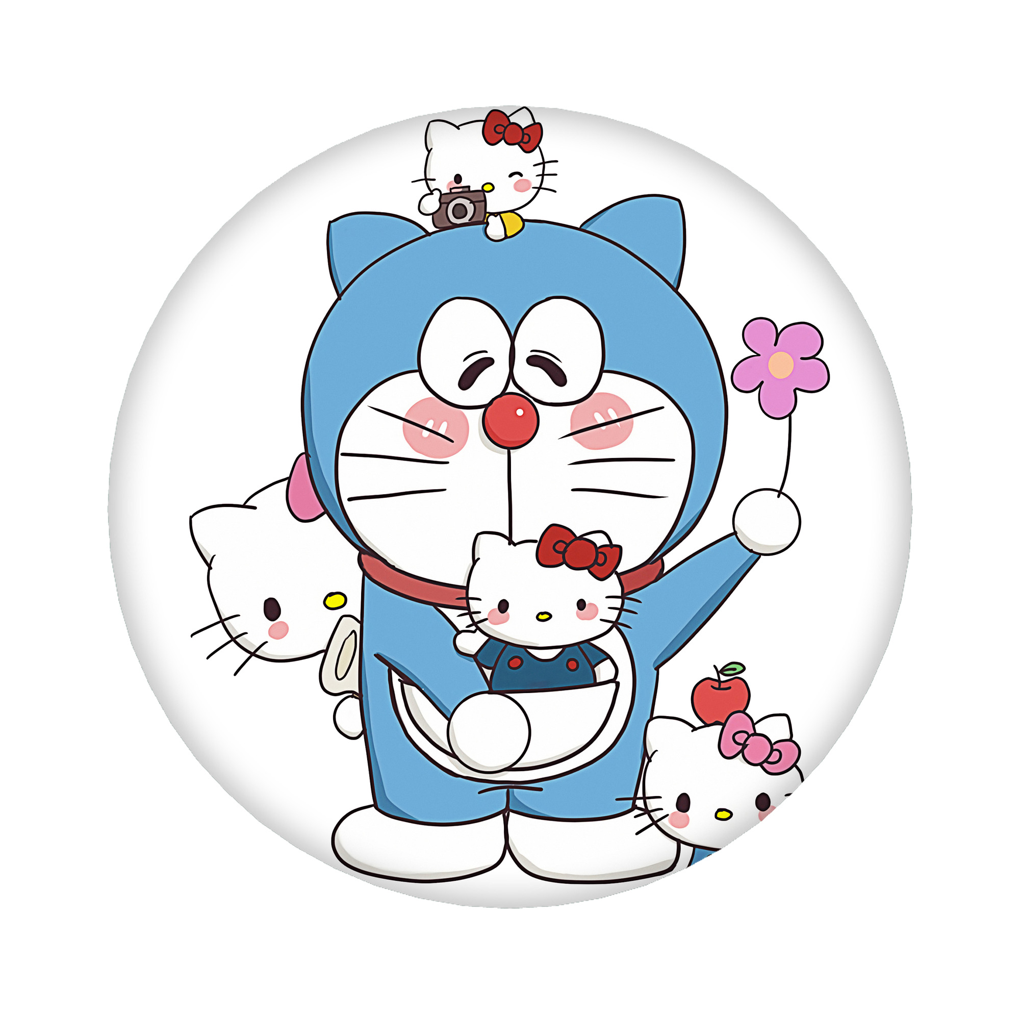 （画像用） ドラえもん Doraemon 6cm 缶バッジ 複数セット