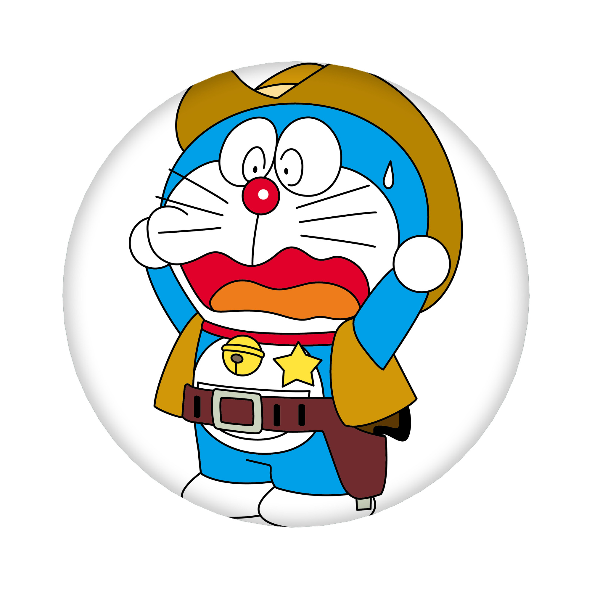 （画像用） ドラえもん Doraemon 6cm 缶バッジ 複数セット