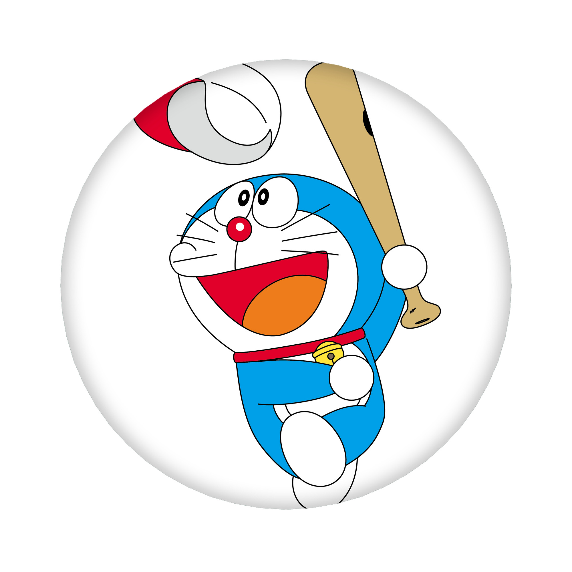 （画像用） ドラえもん Doraemon 6cm 缶バッジ 複数セット