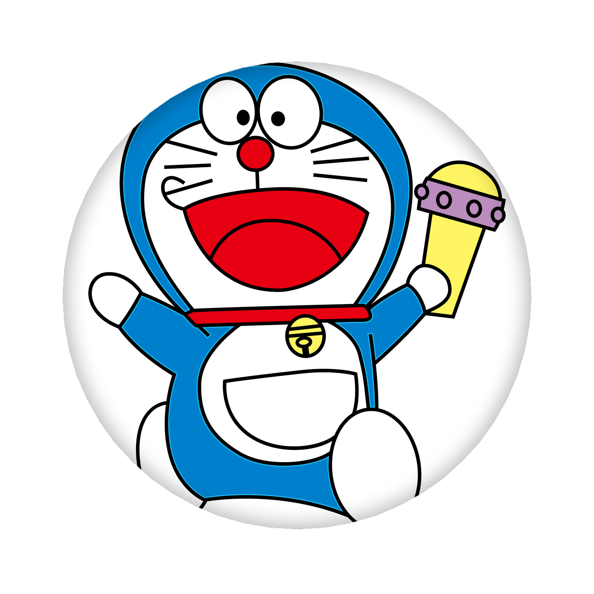 （画像用） ドラえもん Doraemon 6cm 缶バッジ 複数セット
