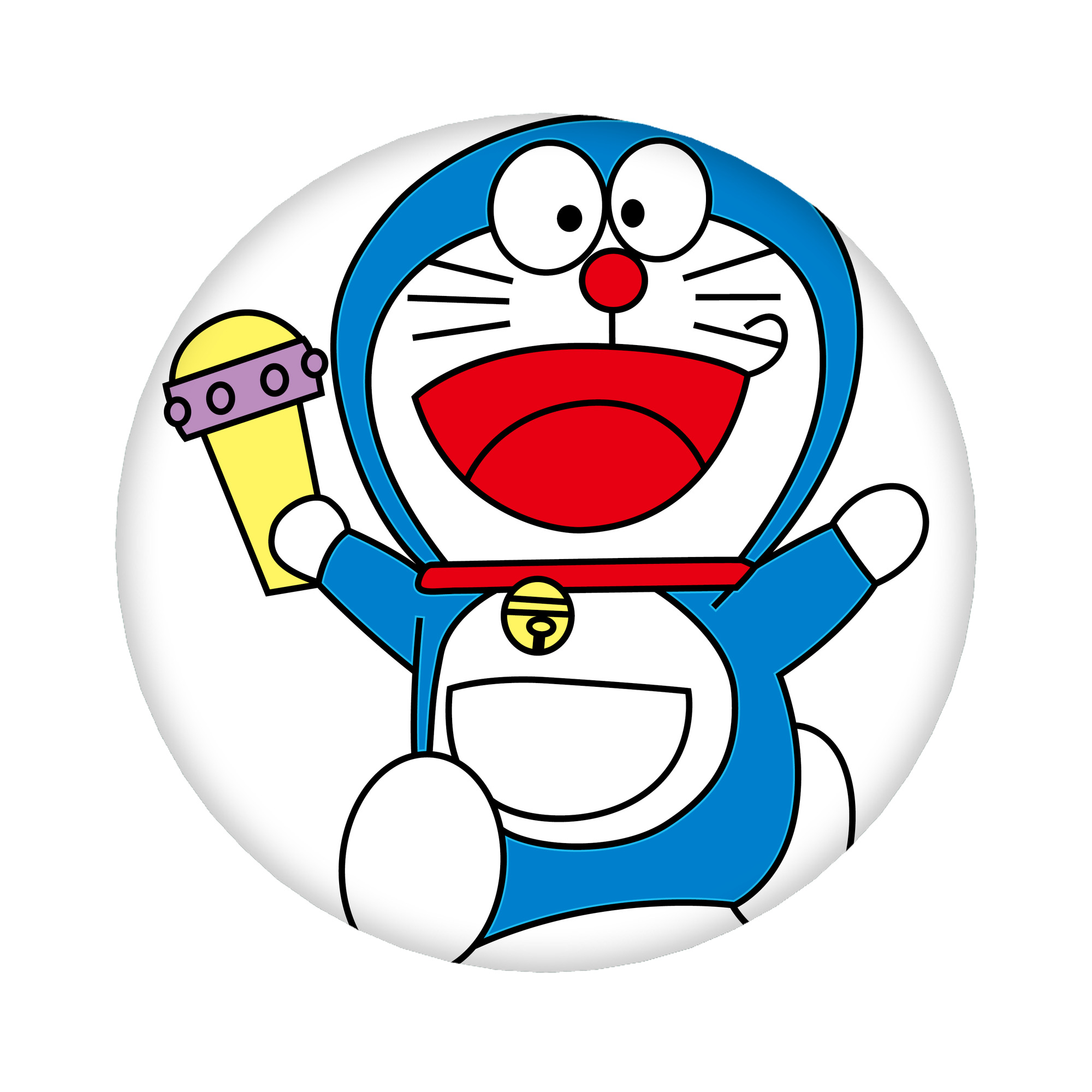 （画像用） ドラえもん Doraemon 6cm 缶バッジ 複数セット