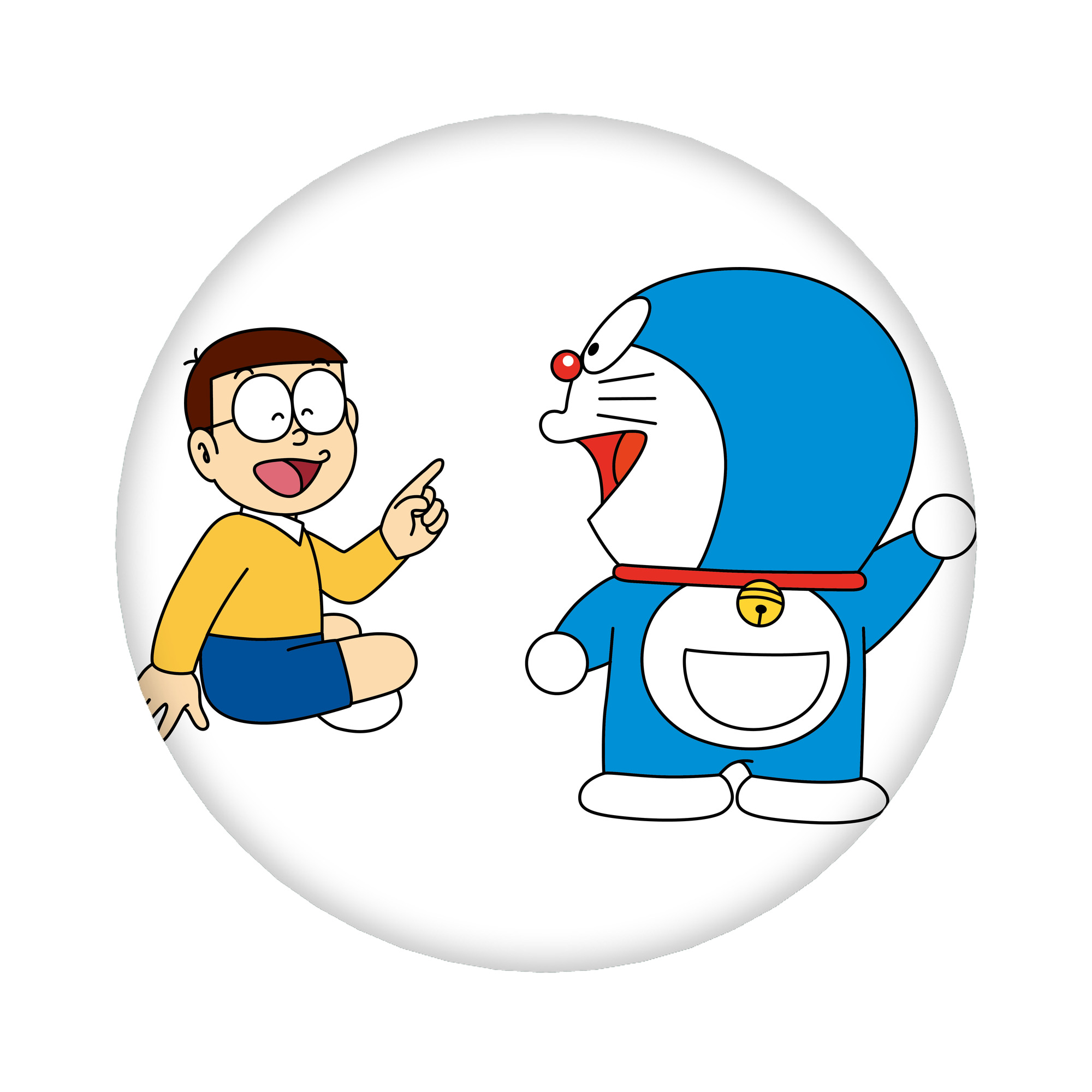 （画像用） ドラえもん Doraemon 6cm 缶バッジ 複数セット