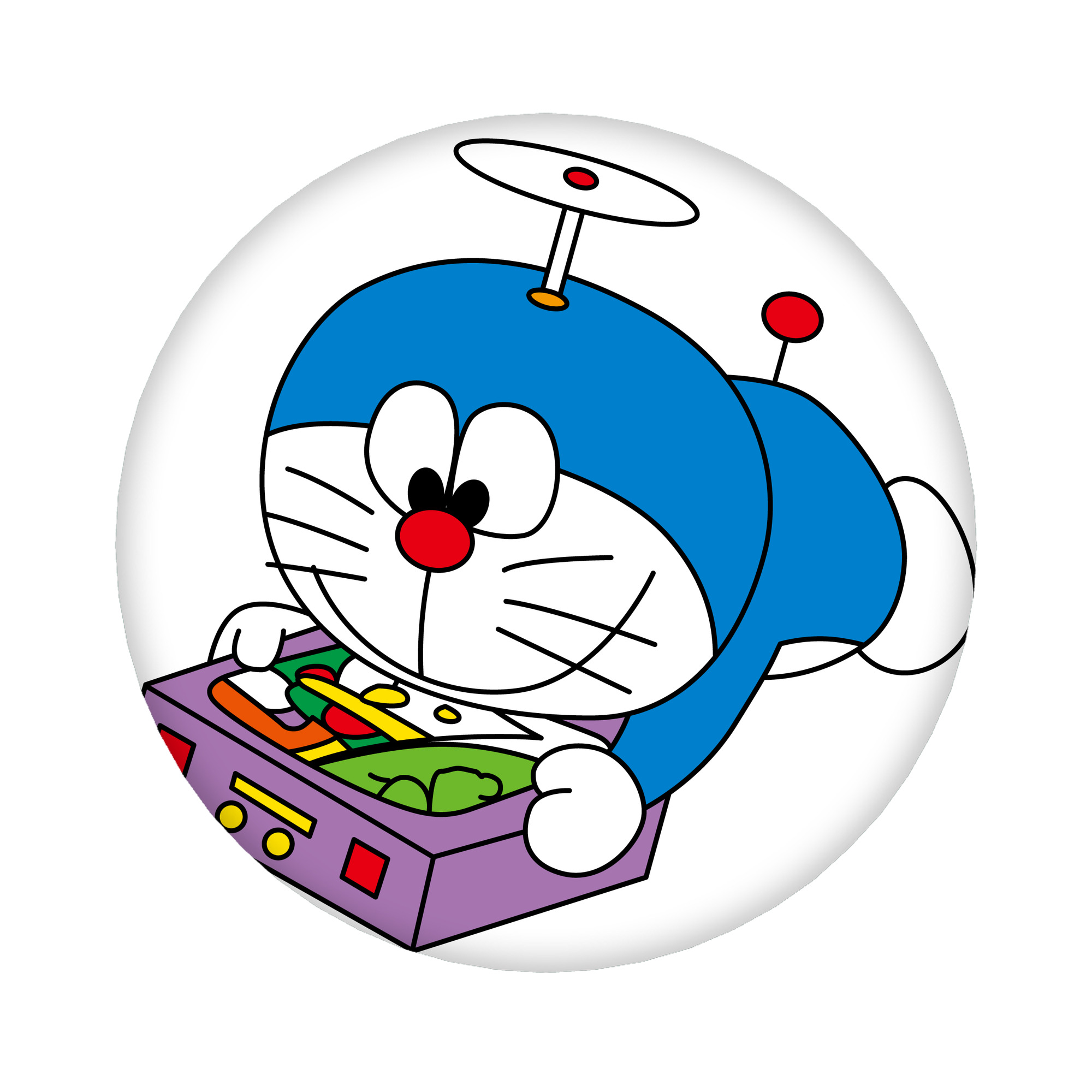 （画像用） ドラえもん Doraemon 6cm 缶バッジ 複数セット