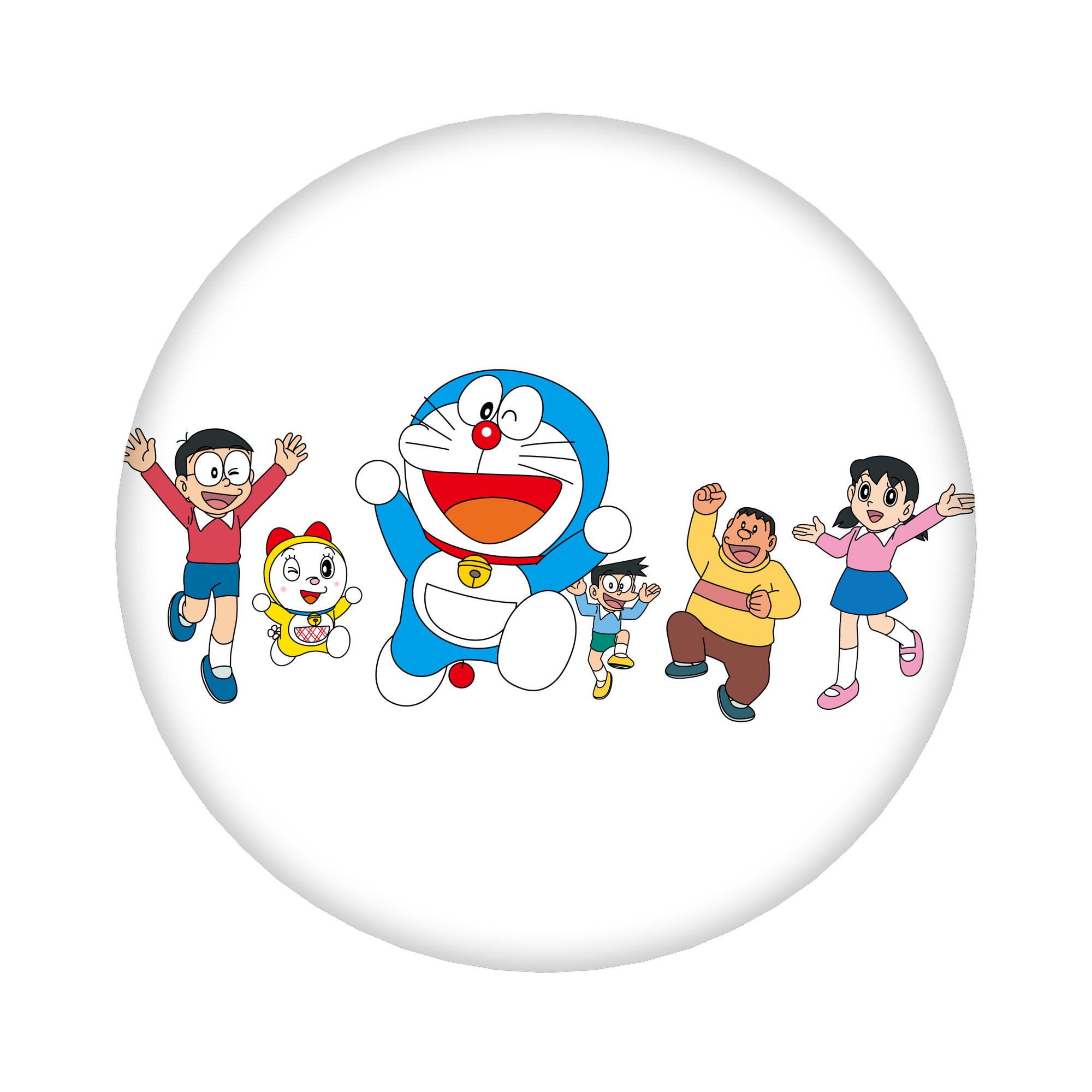 （画像用） ドラえもん 骨川 スネ夫 Doraemon Honekawa Suneo 6cm 缶バッジ 複数セット