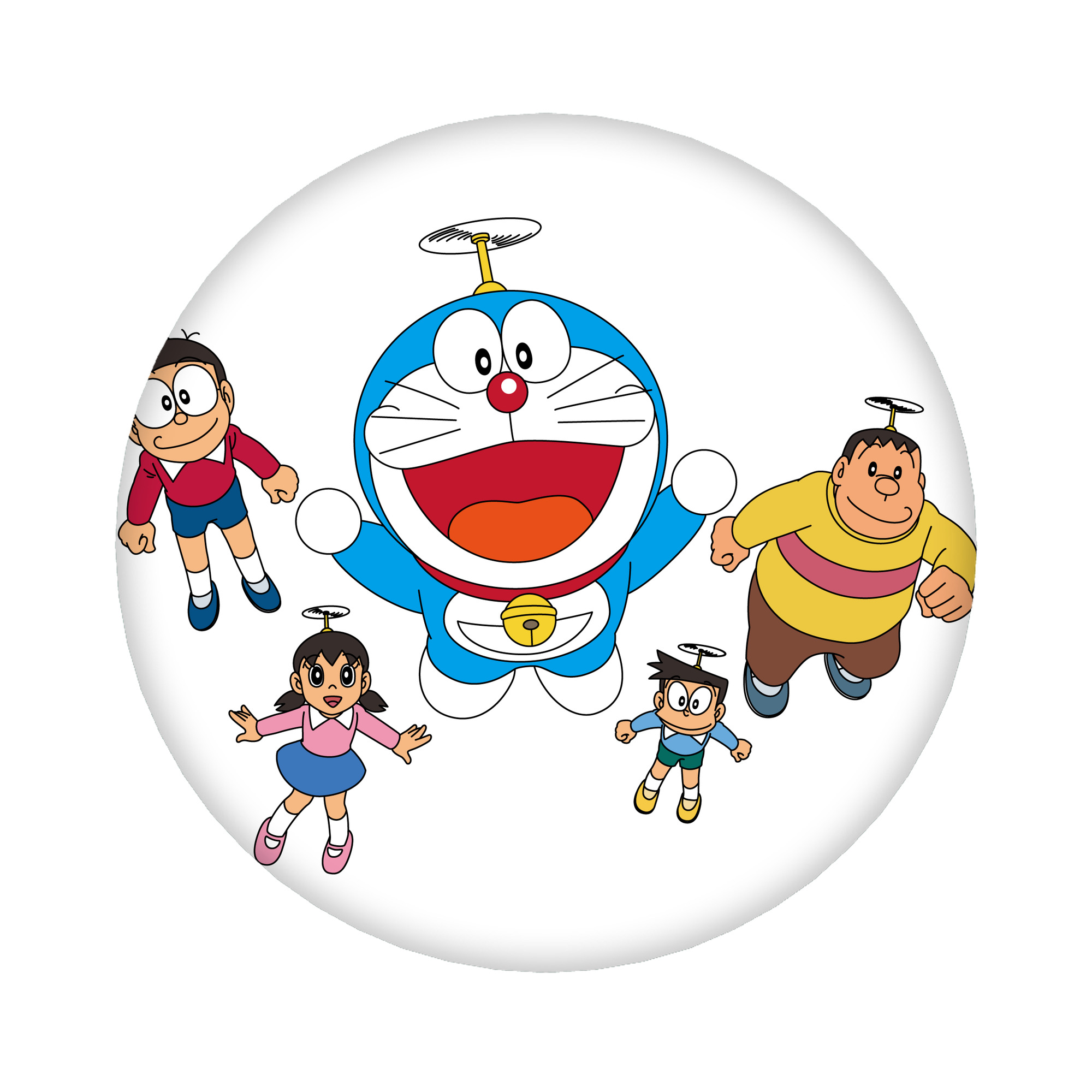 （画像用） ドラえもん 骨川 スネ夫 Doraemon Honekawa Suneo 6cm 缶バッジ 複数セット