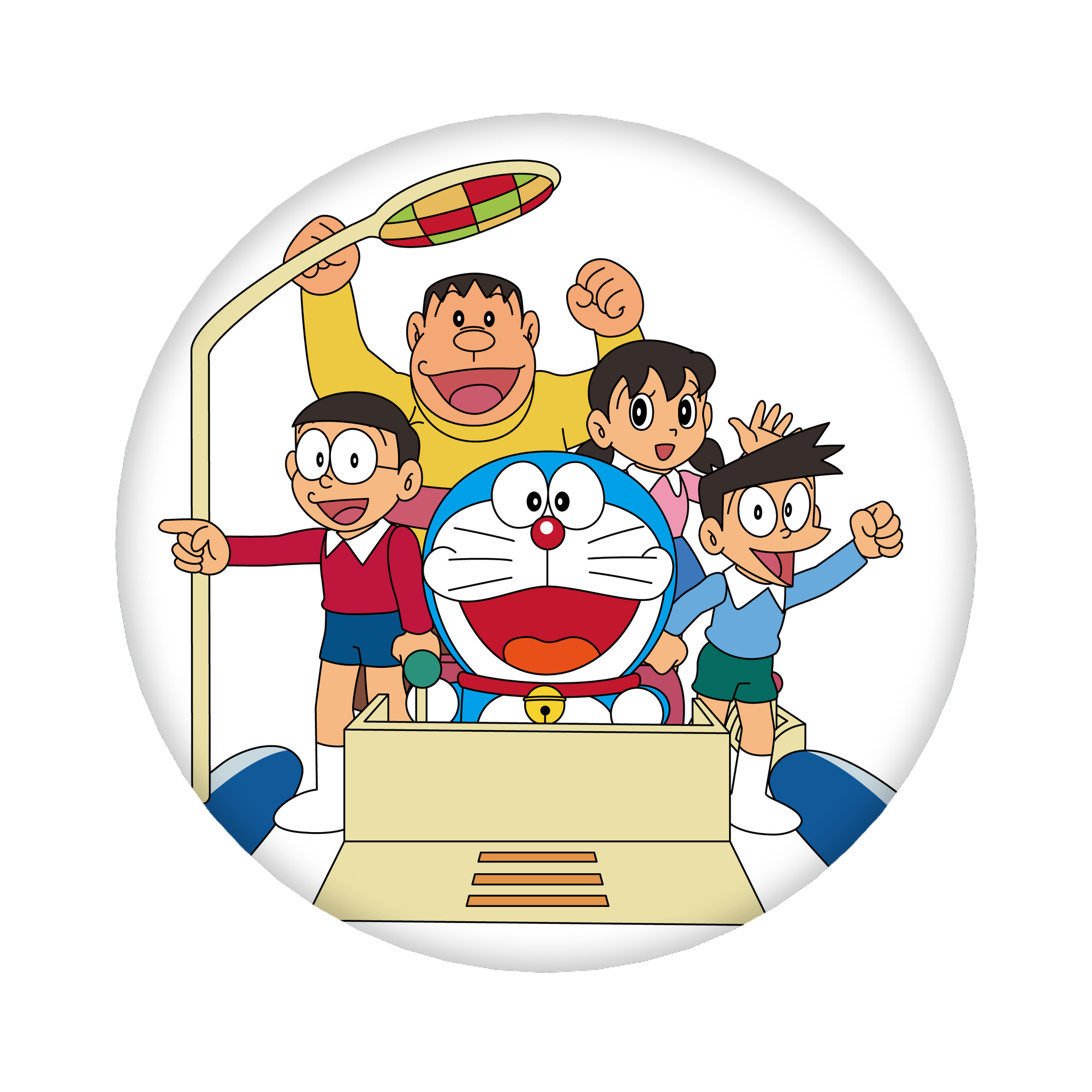 （画像用） ドラえもん 骨川 スネ夫 Doraemon Honekawa Suneo 6cm 缶バッジ 複数セット