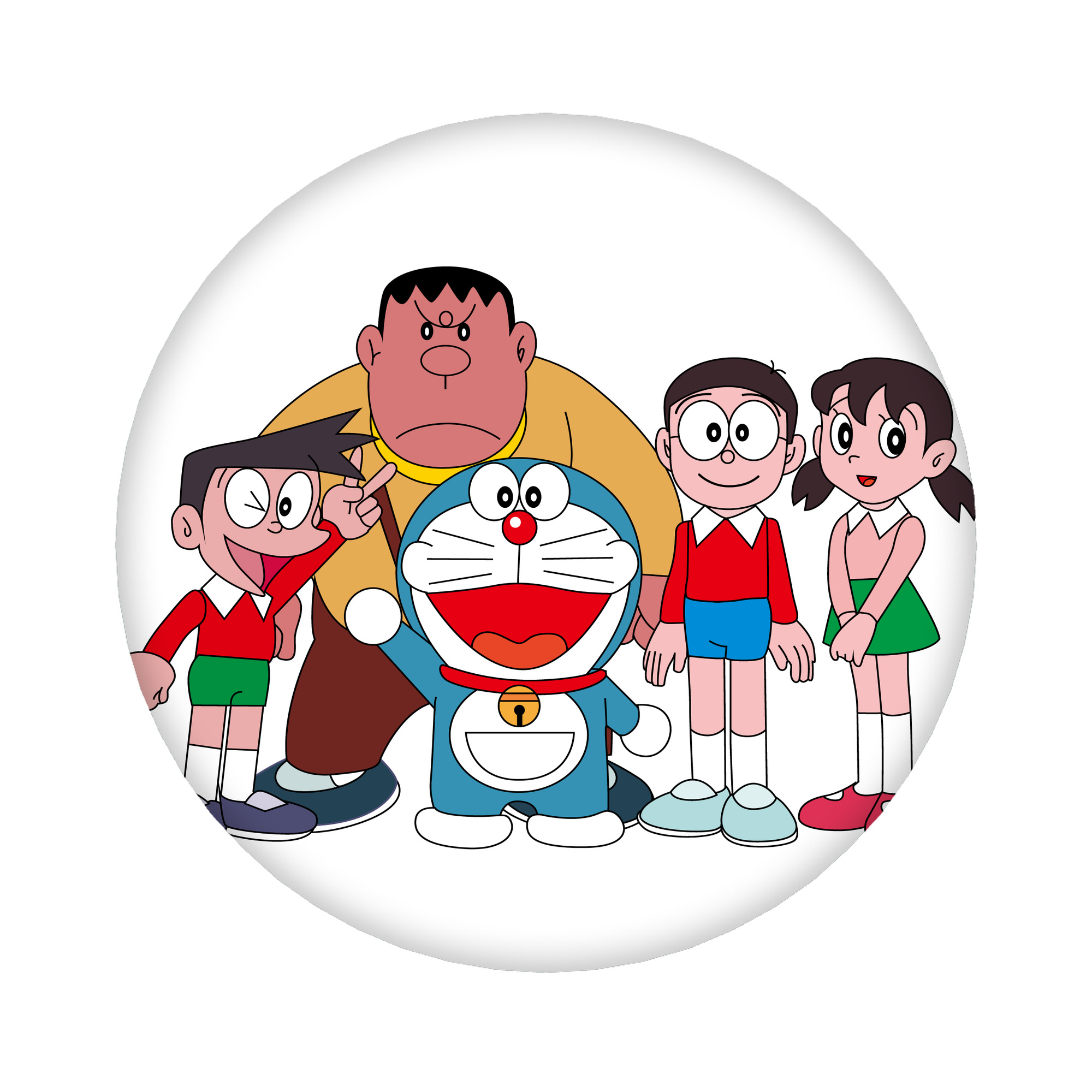 （画像用） ドラえもん 骨川 スネ夫 Doraemon Honekawa Suneo 6cm 缶バッジ 複数セット