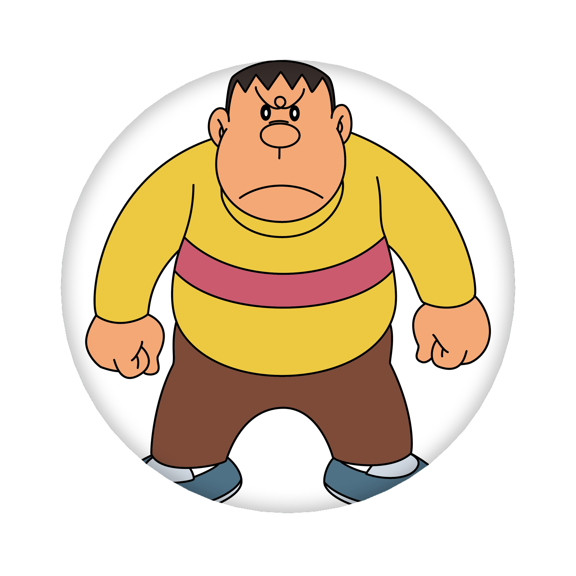 （画像用） ドラえもん 剛田武 Doraemon Gouta Takeshi 6cm 缶バッジ 複数セット