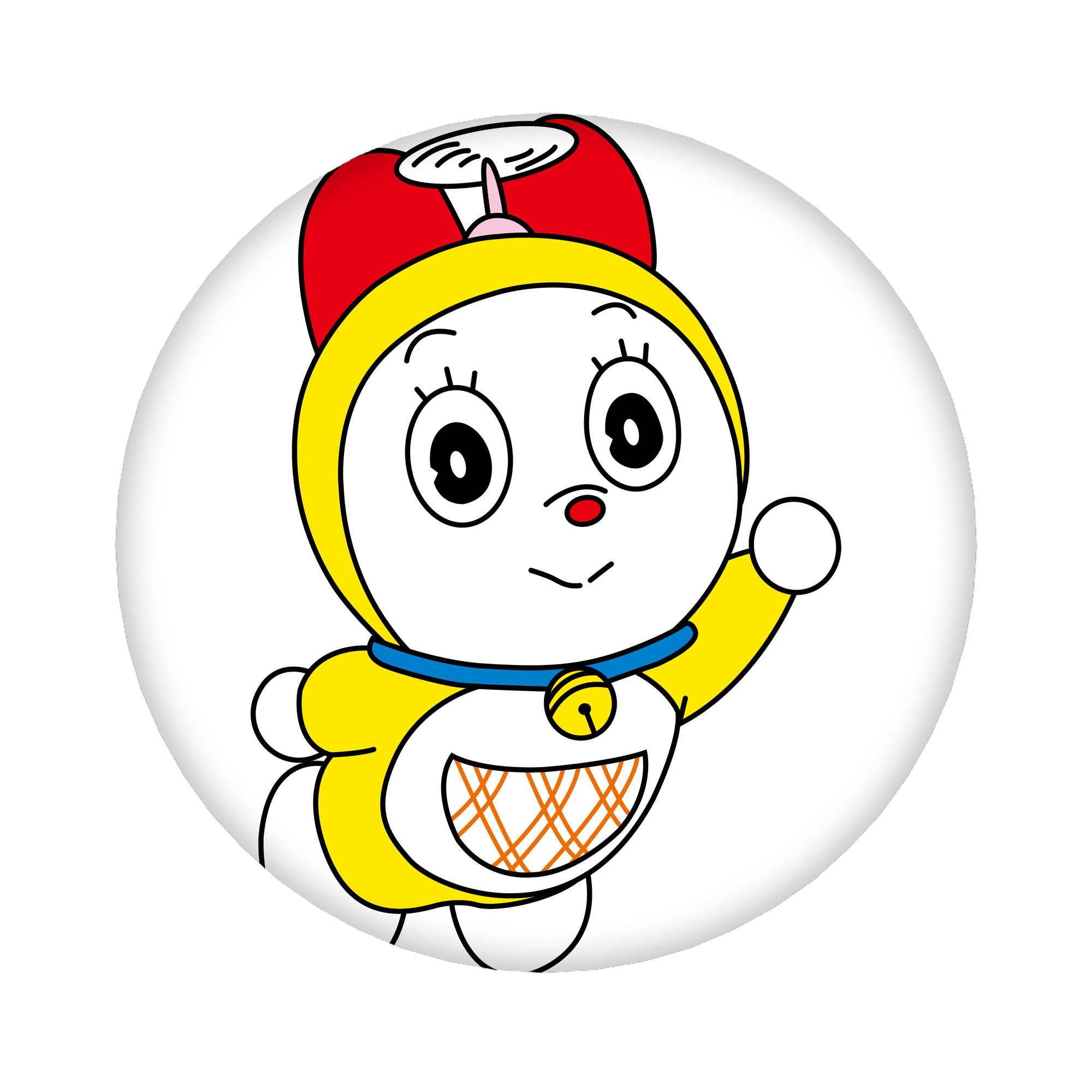 （画像用） ドラえもん ドラミ Doraemon Dorami 6cm 缶バッジ 複数セット