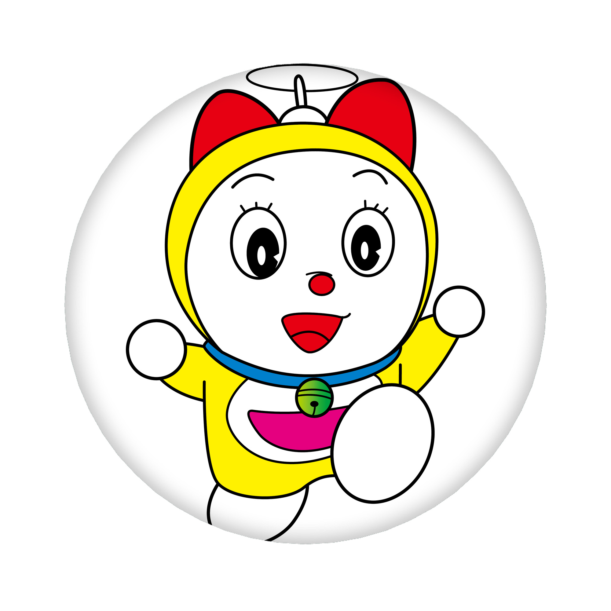 （画像用） ドラえもん ドラミ Doraemon Dorami 6cm 缶バッジ 複数セット