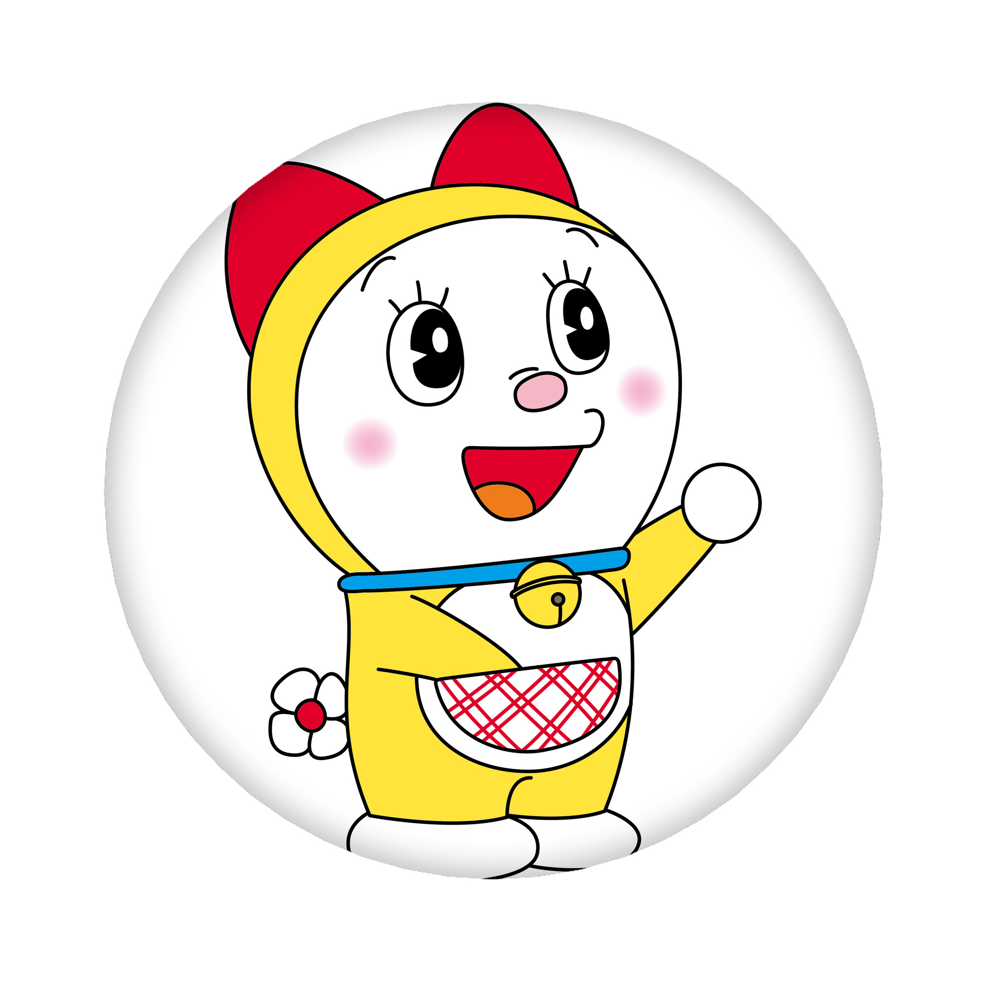 （画像用） ドラえもん ドラミ Doraemon Dorami 6cm 缶バッジ 複数セット