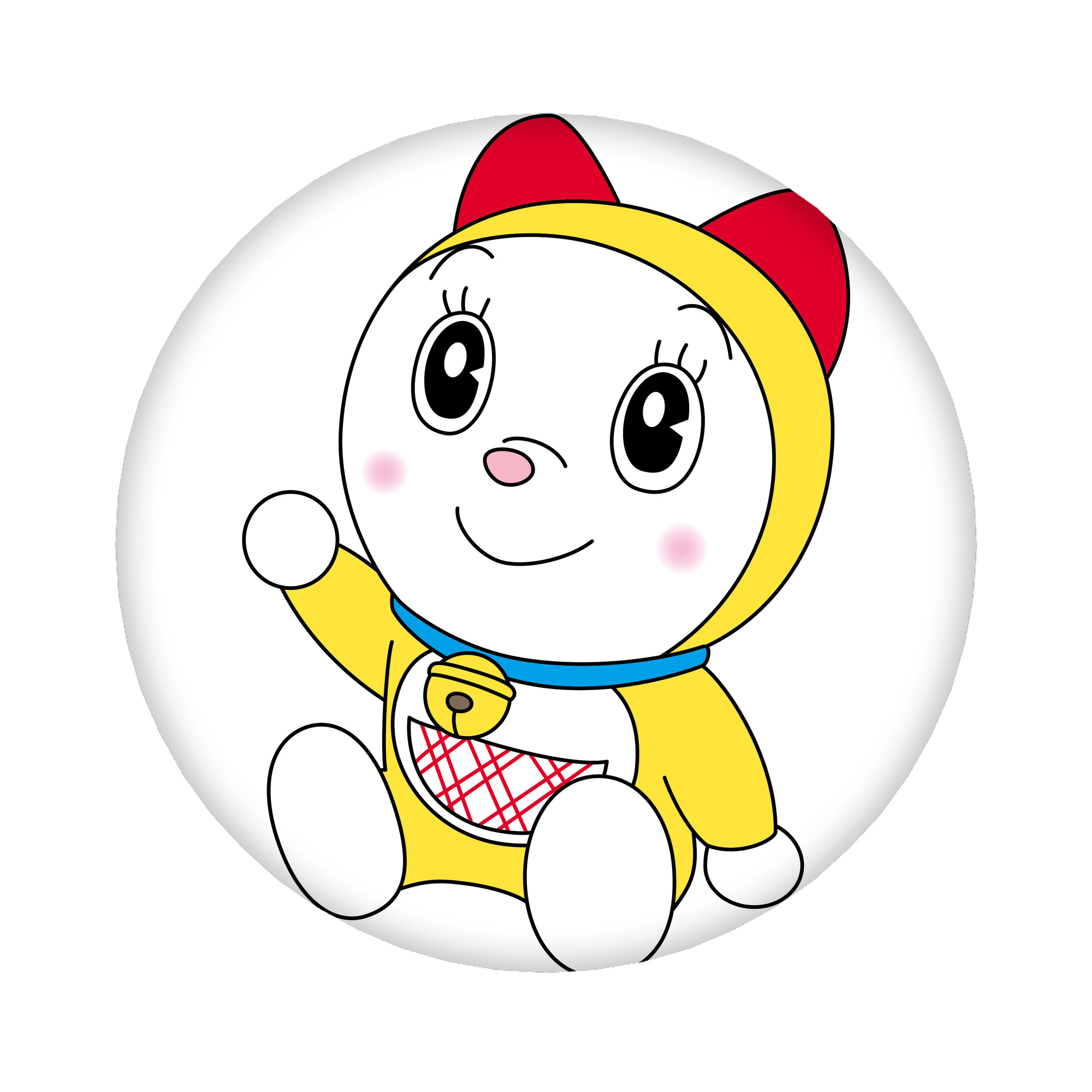 （画像用） ドラえもん ドラミ Doraemon Dorami 6cm 缶バッジ 複数セット