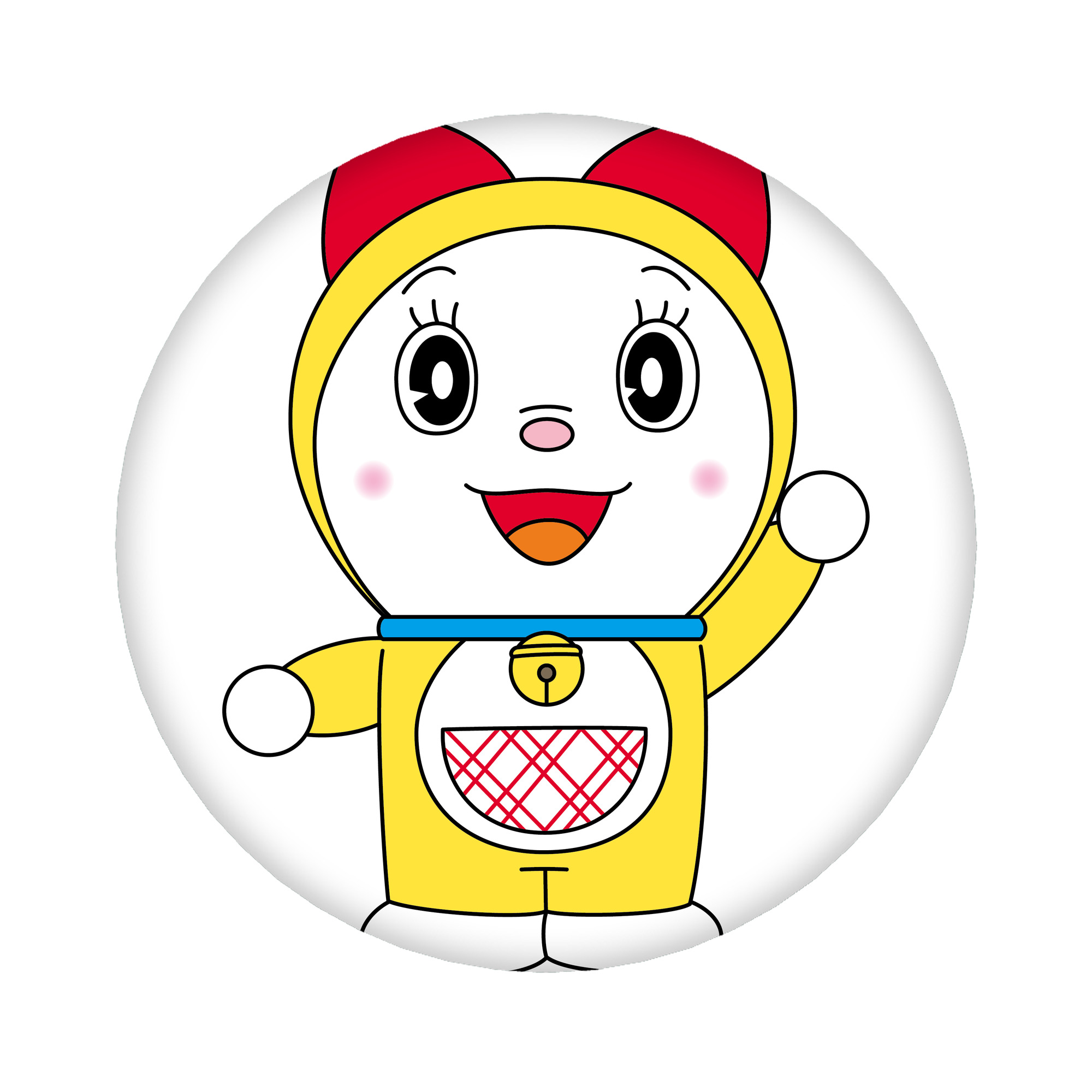 （画像用） ドラえもん ドラミ Doraemon Dorami 6cm 缶バッジ 複数セット
