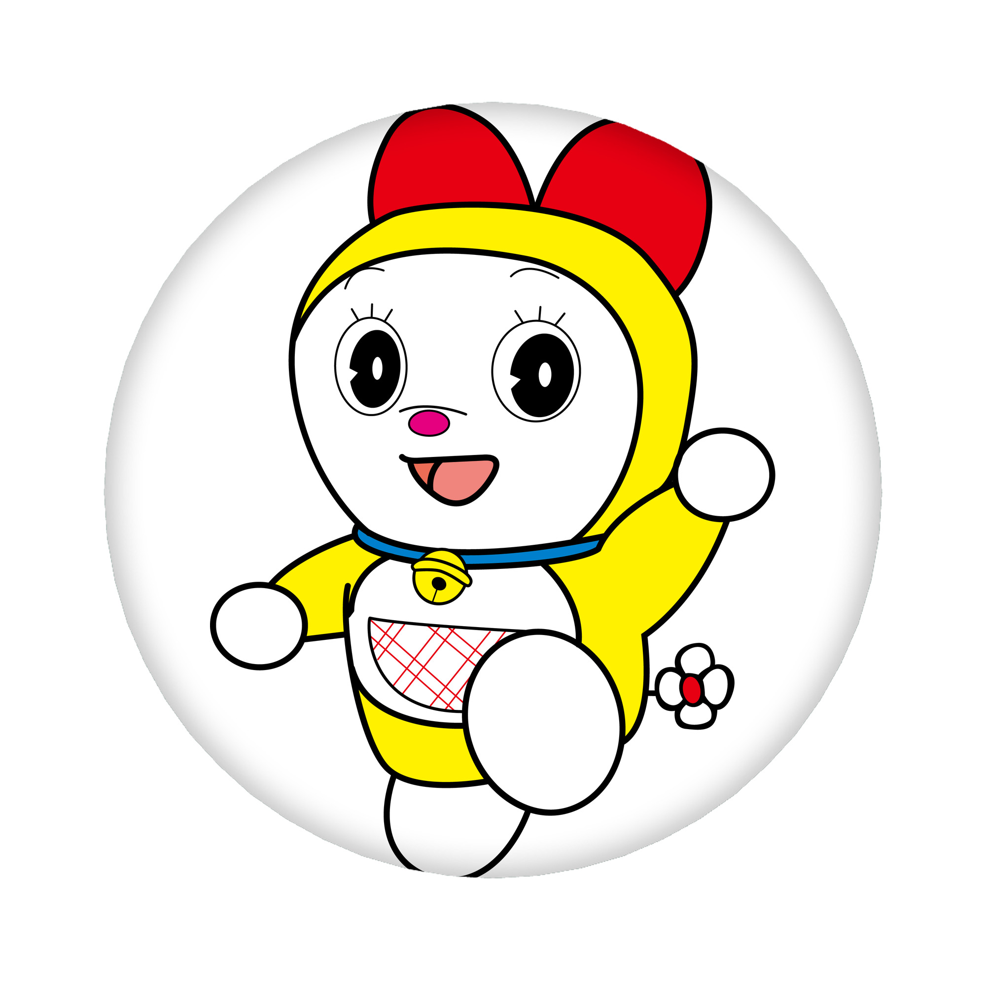 （画像用） ドラえもん ドラミ Doraemon Dorami 6cm 缶バッジ 複数セット